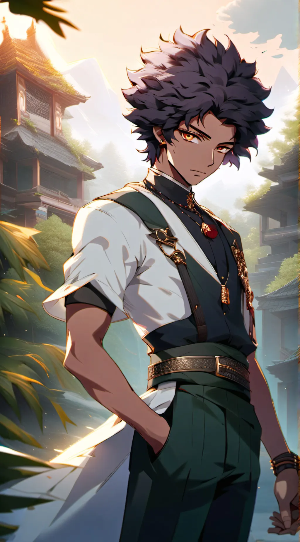 ai character: noah  background