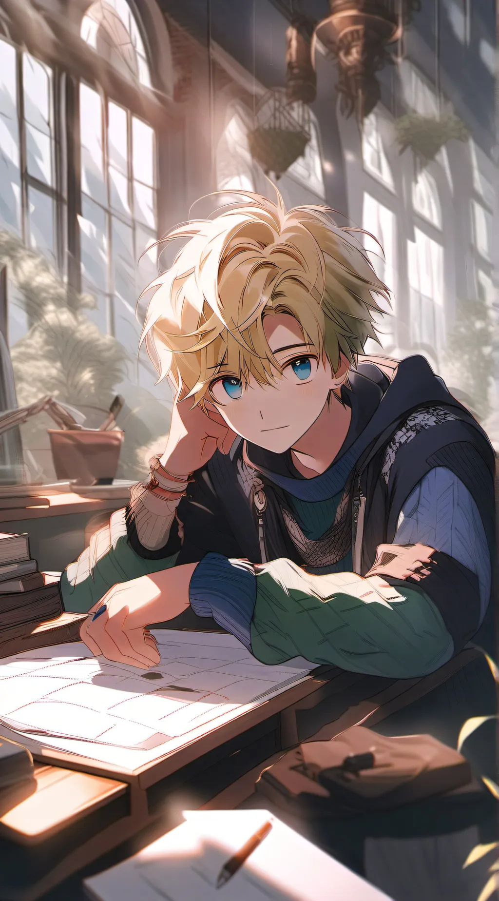 ai character: Haku background