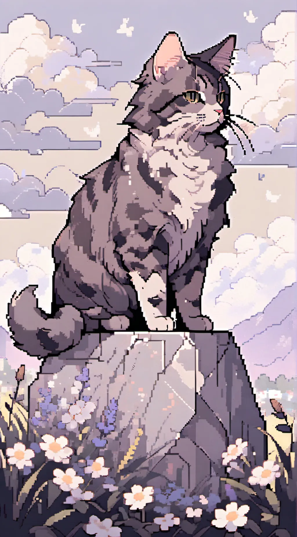 ai character: Lambs-ear background