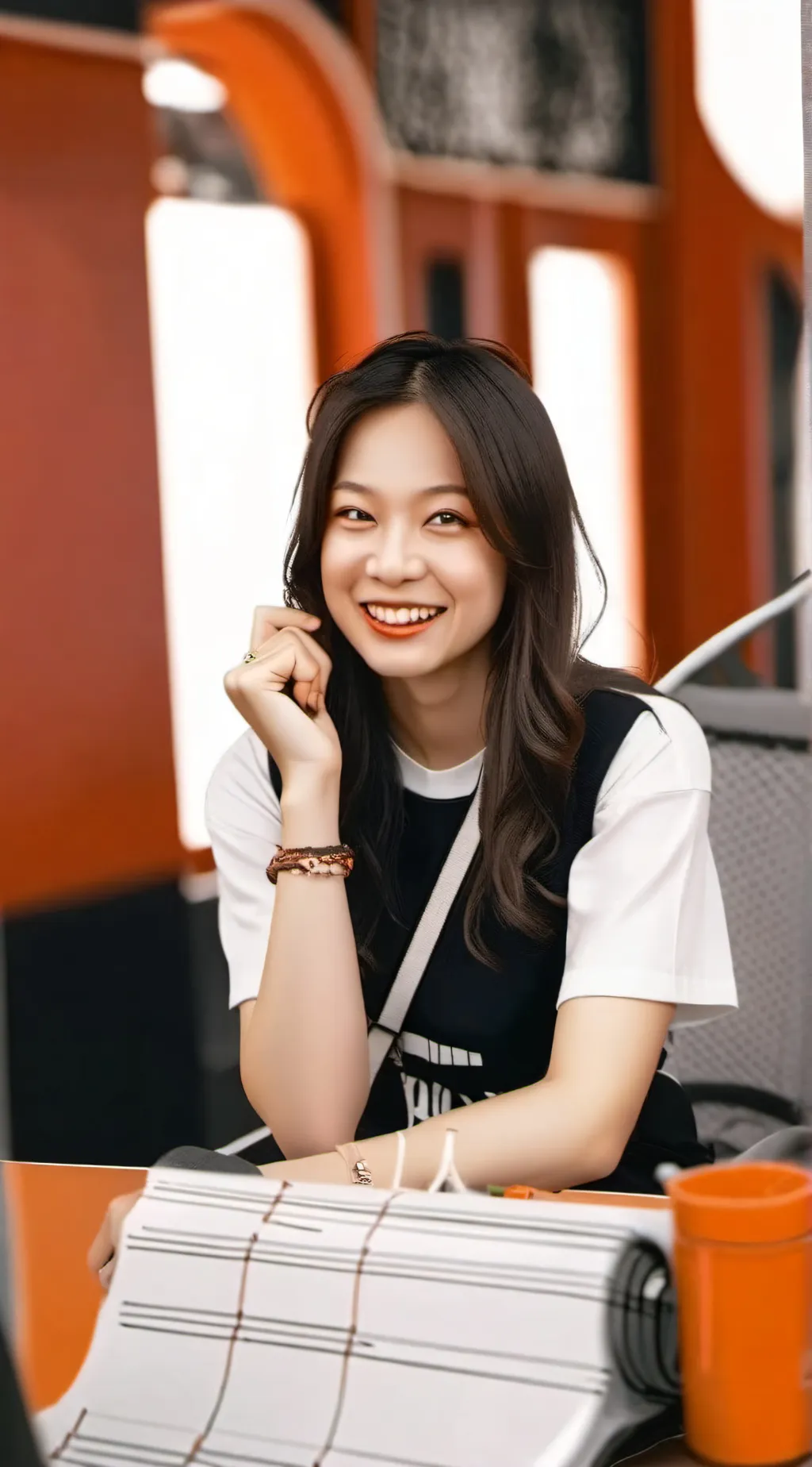 ai character: evelyn background