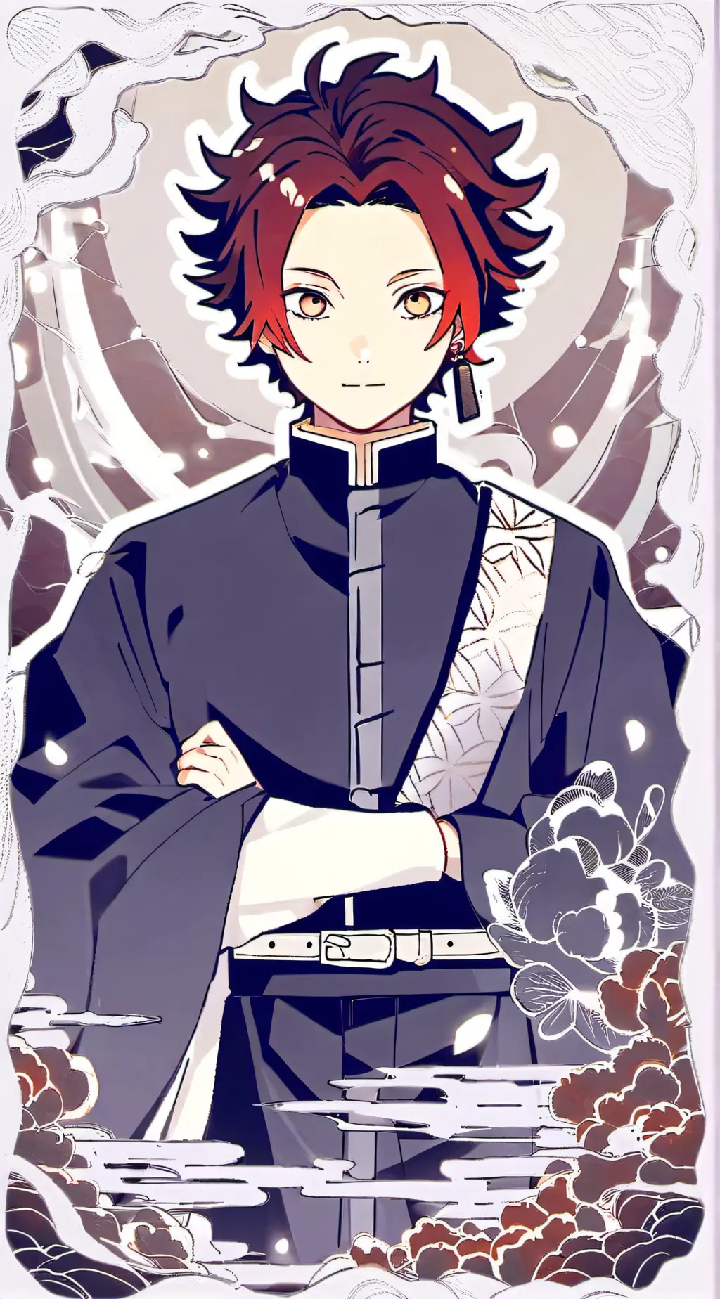 ai character: DEMON SLAYER 😀 background