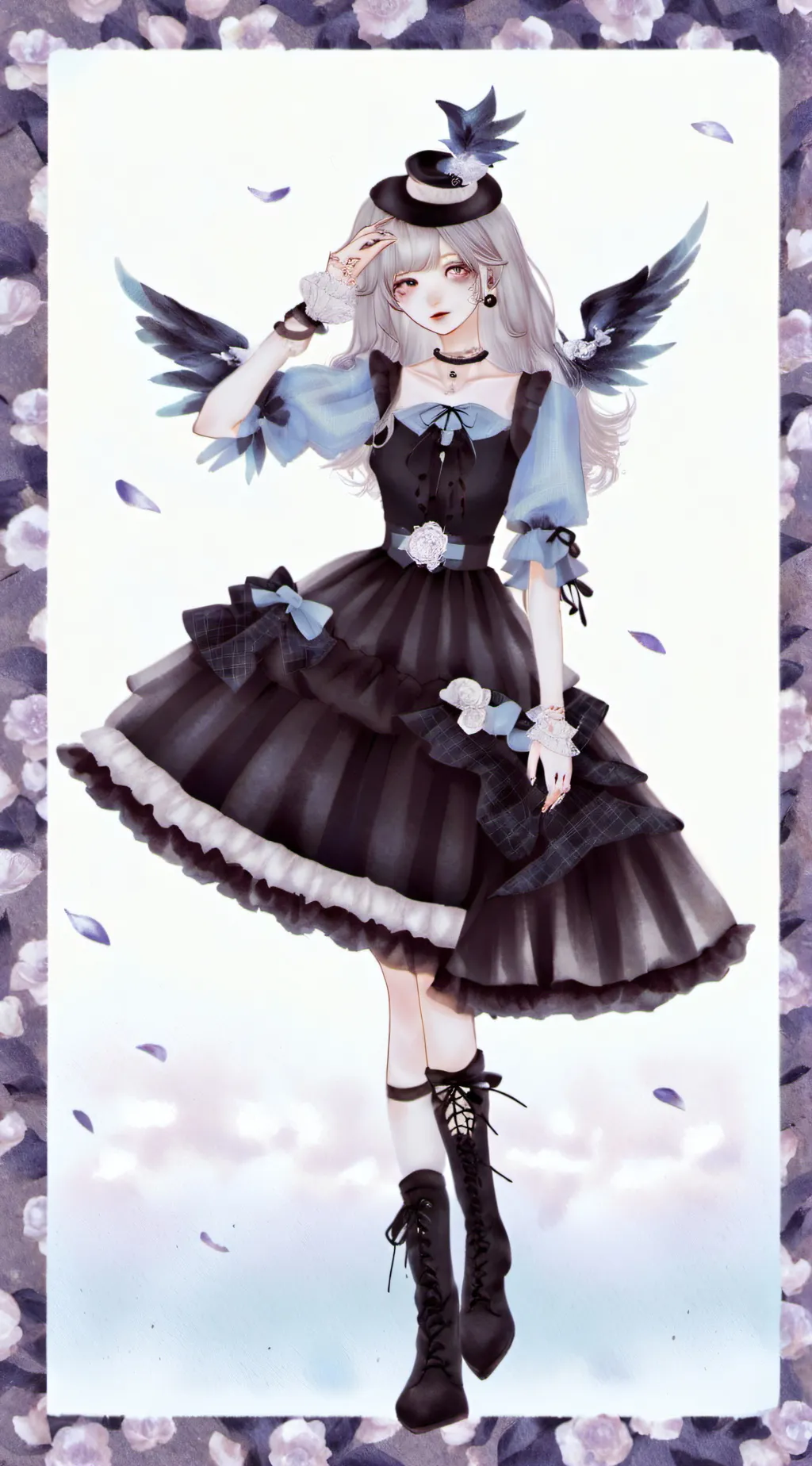 ai character: You and Sky! background