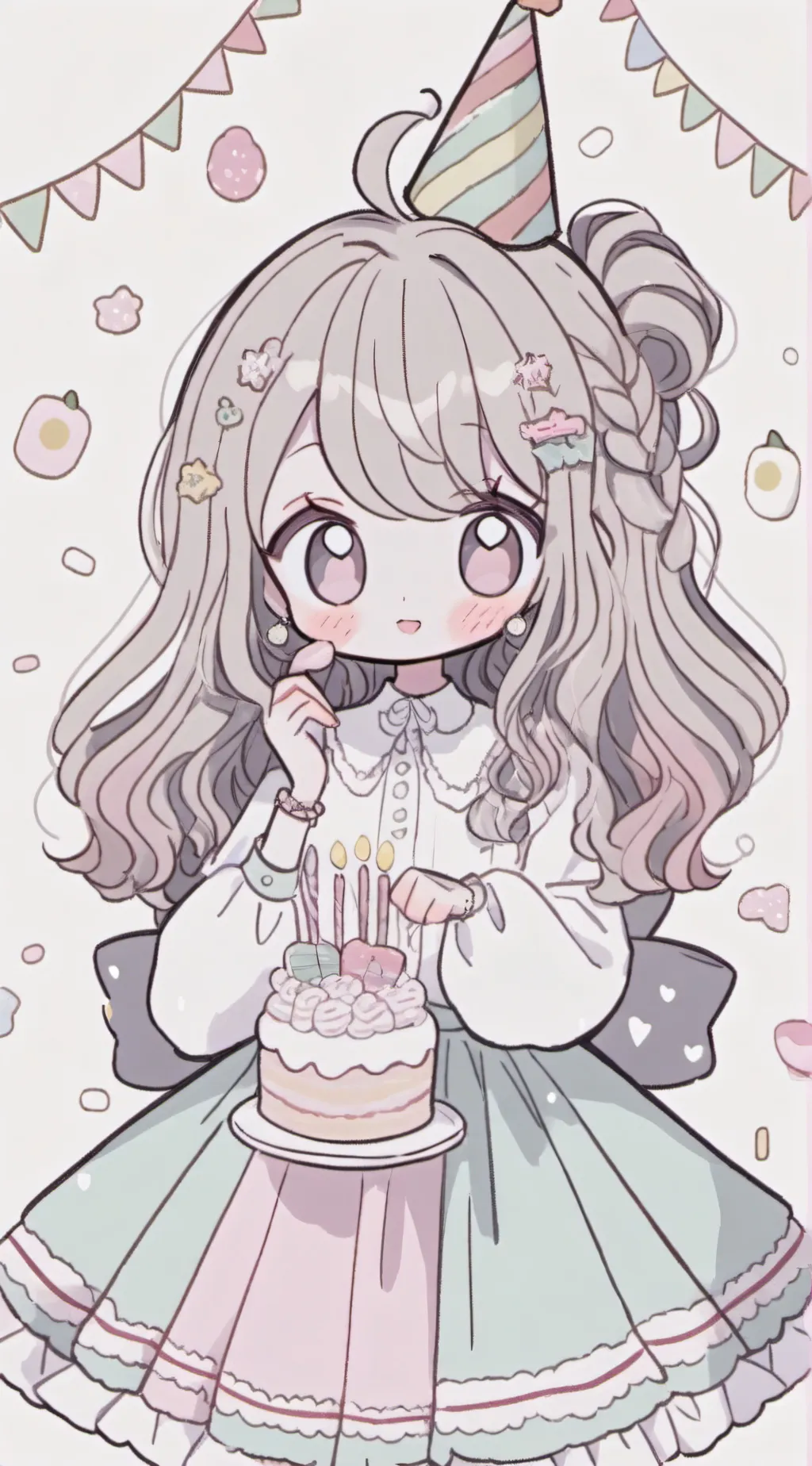 ai character: sprinkes  background