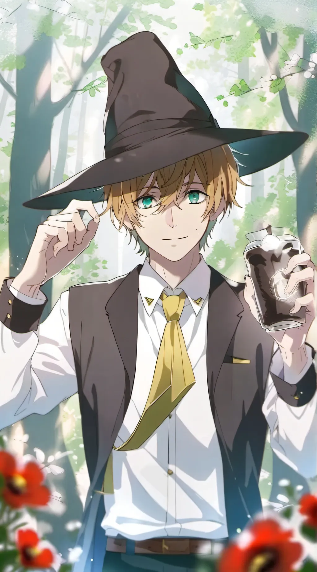 ai character: Bill cipher background