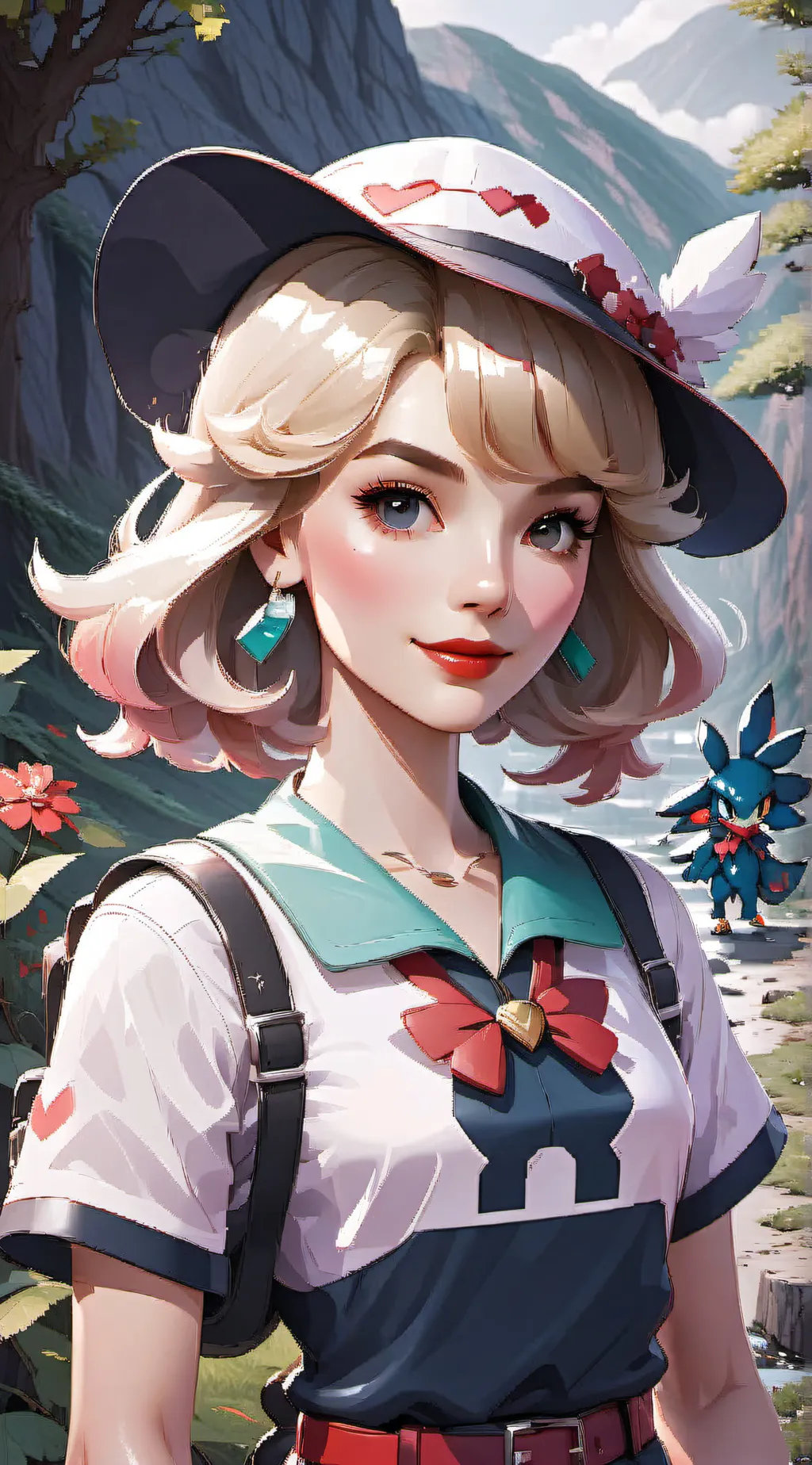 ai character: Rosaile Ketchum  background