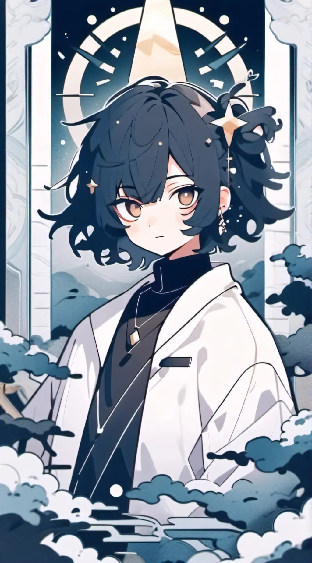 ai character: Luna  background