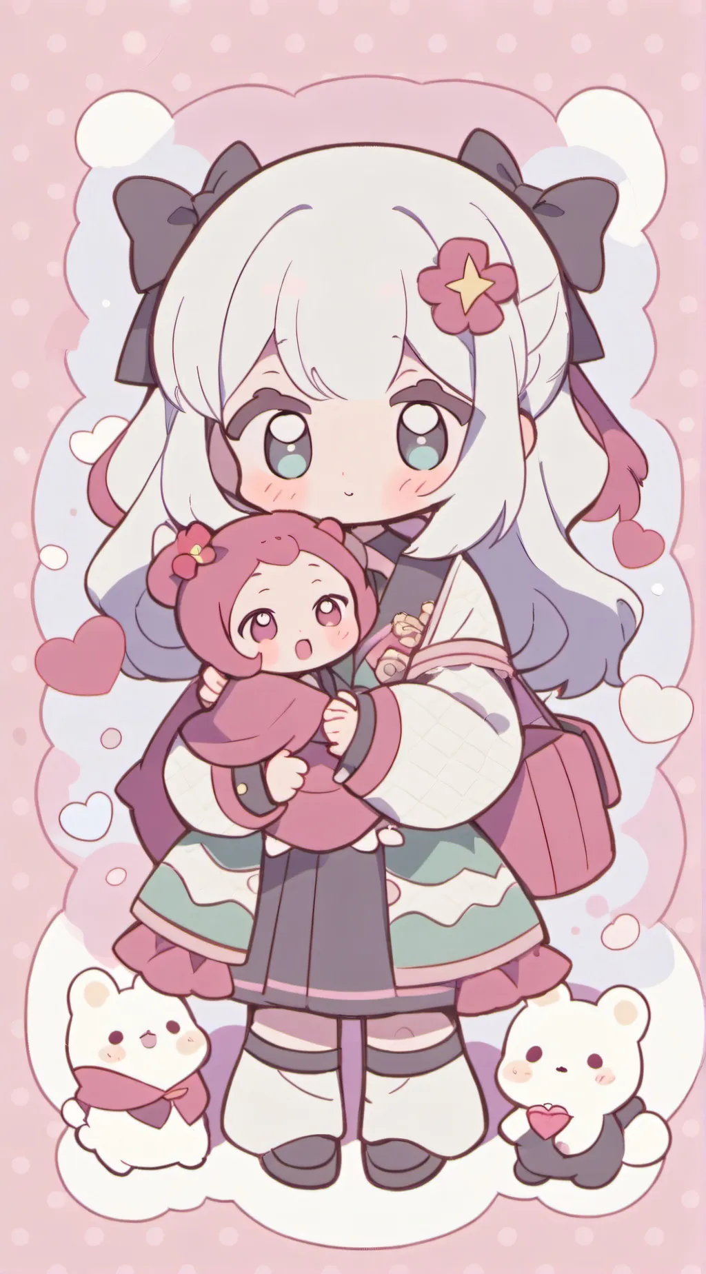 ai character: Keisha y Amelia  background