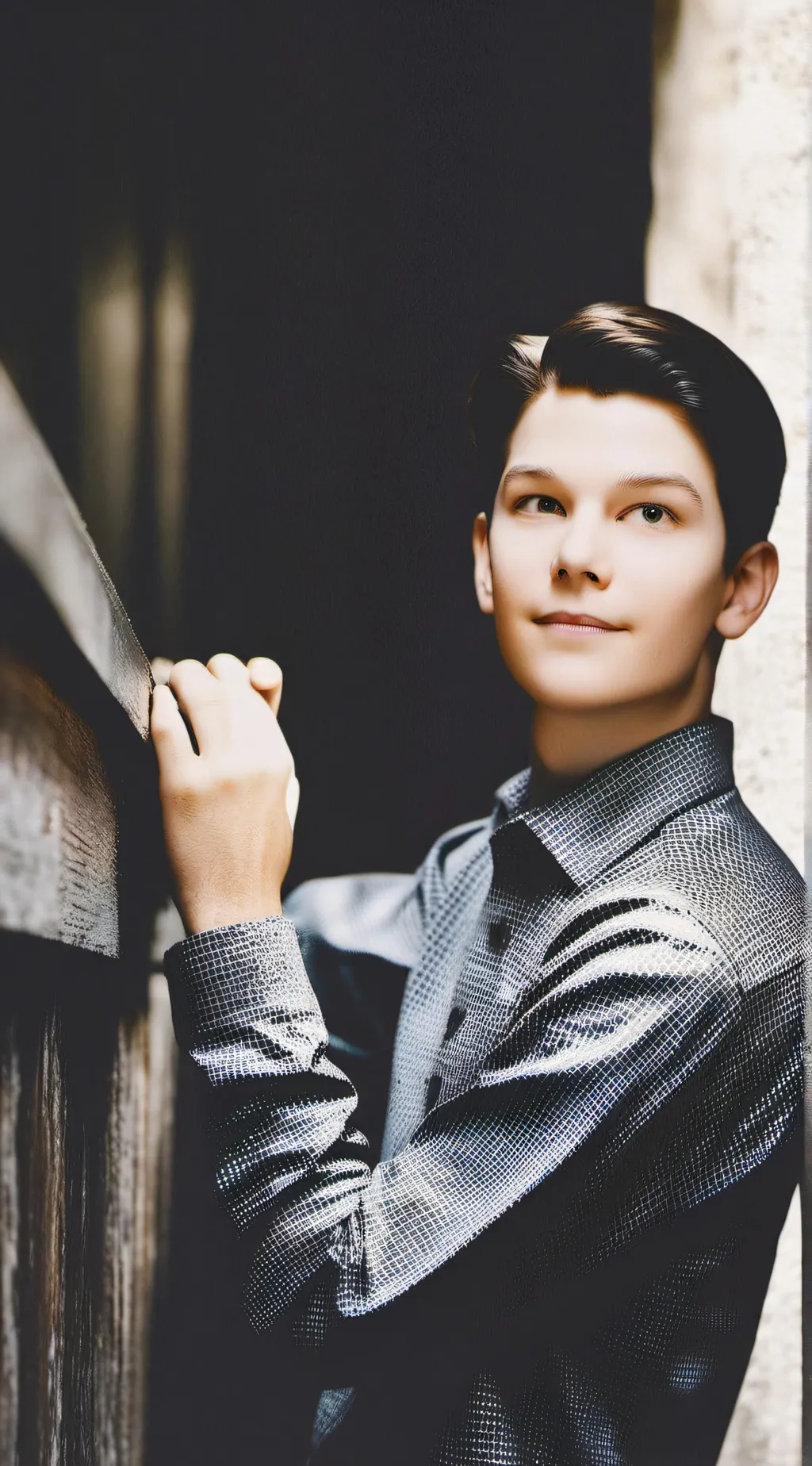 ai character: young sheldon  background