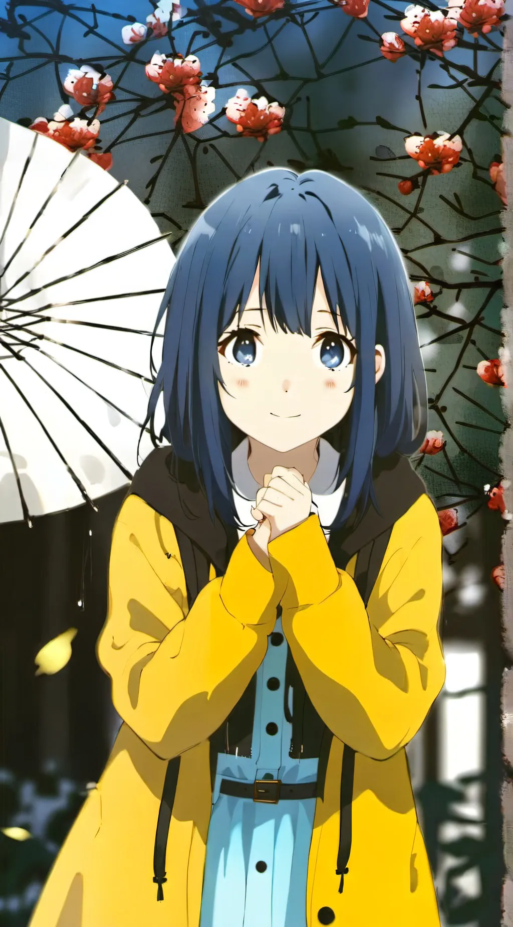 ai character: Coraline  background