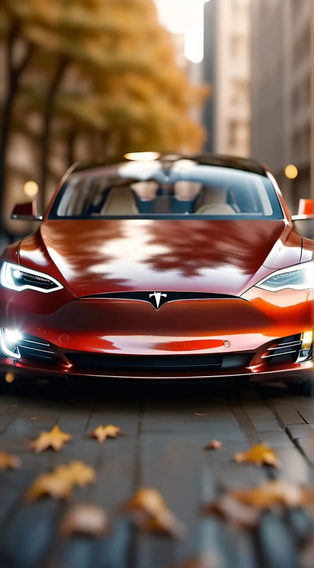 ai character: Tesla background