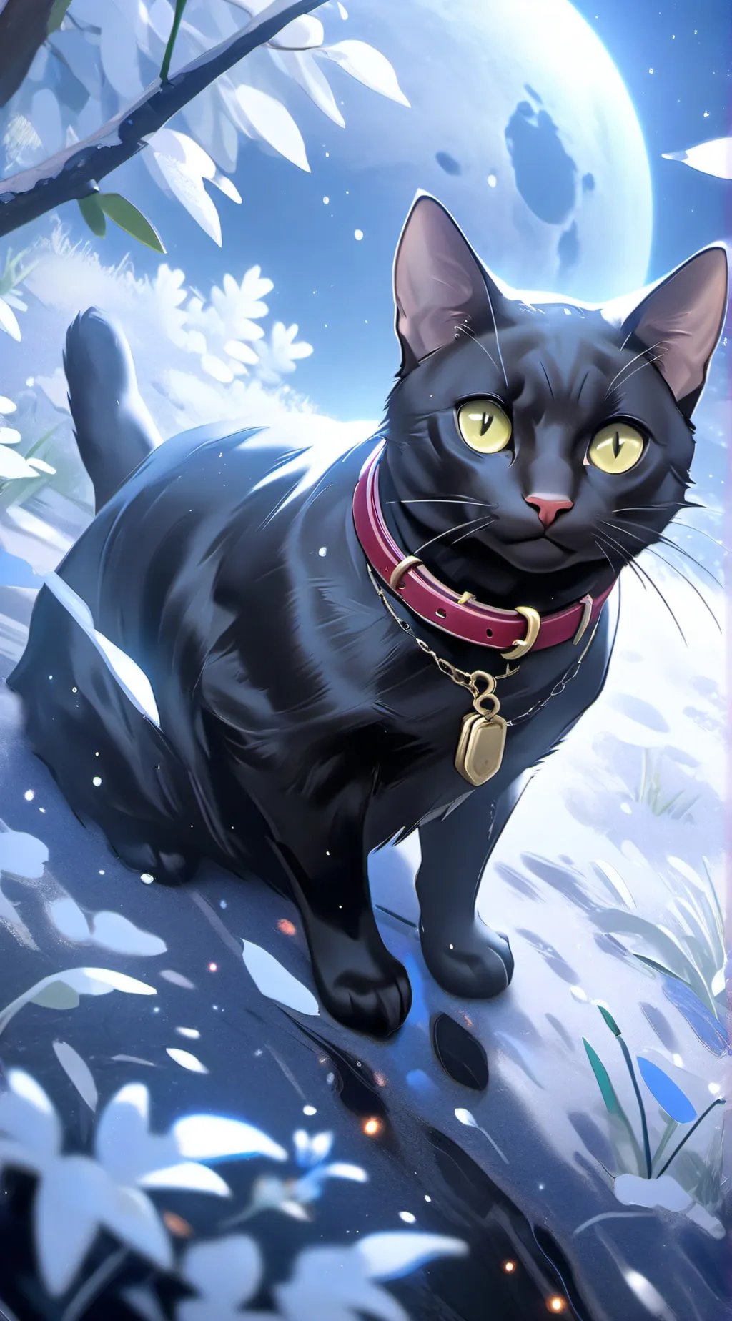 ai character: Blacky background