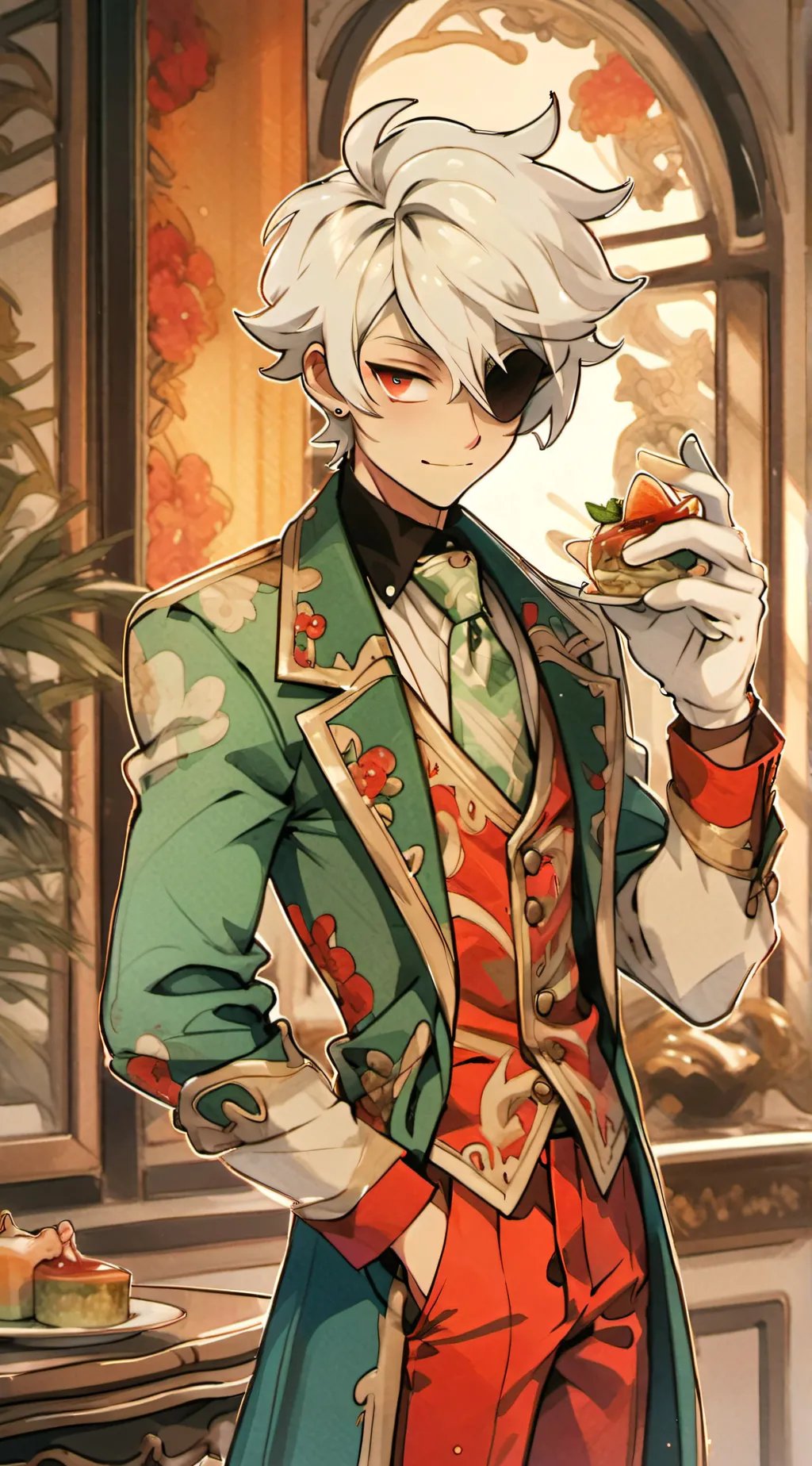 ai character: Love potion  background