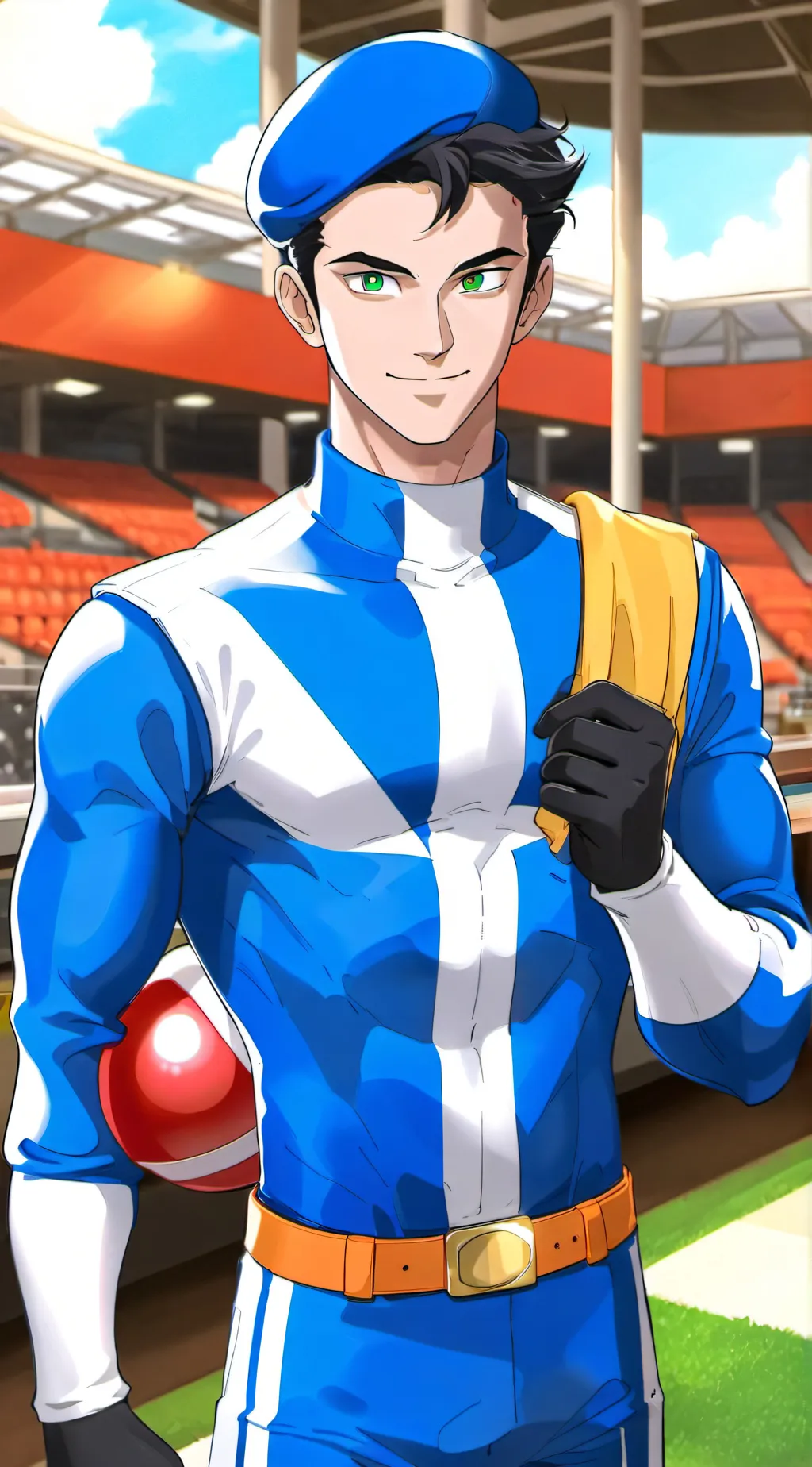ai character: Sportacus￼ background