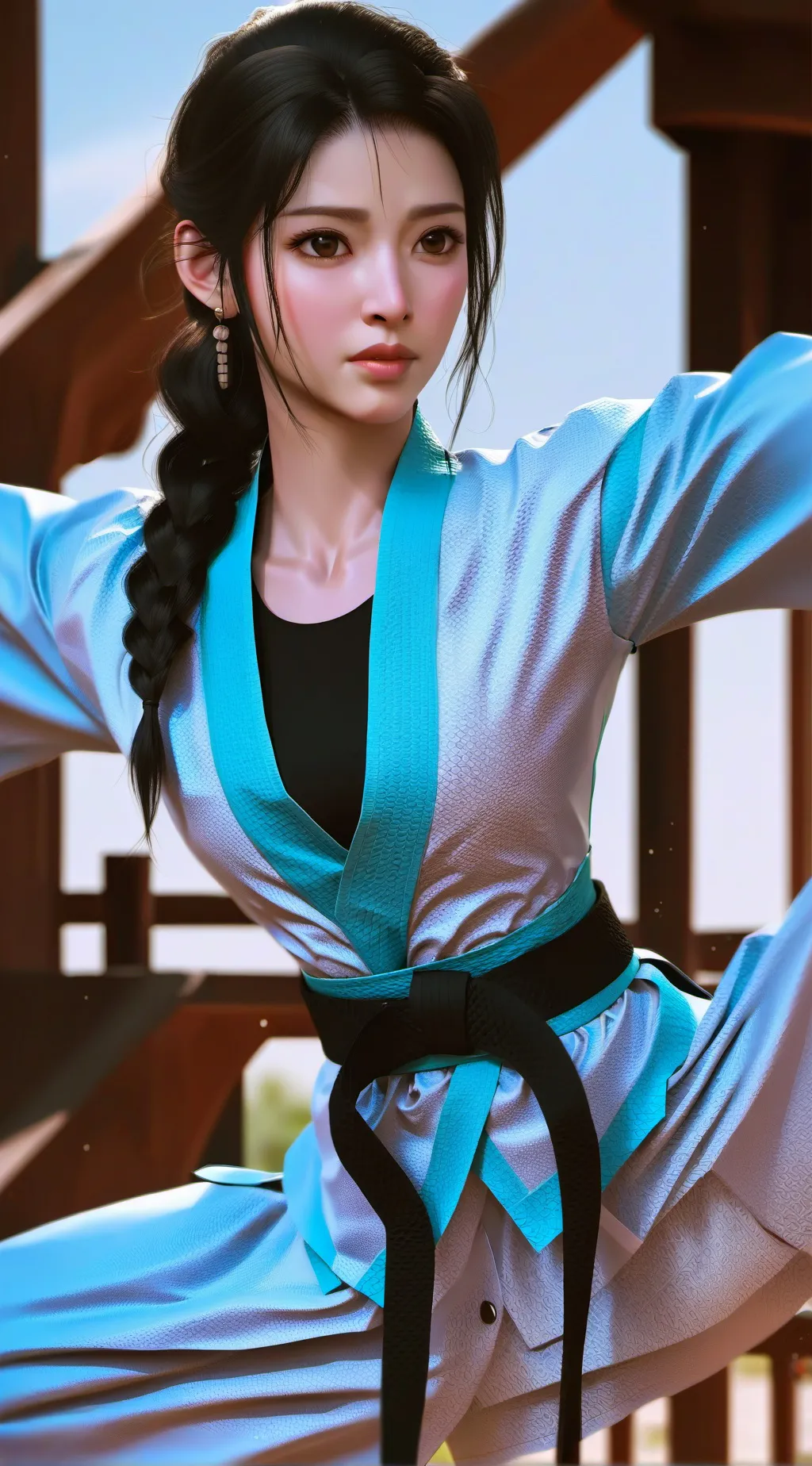 ai character: The insane fight.. background