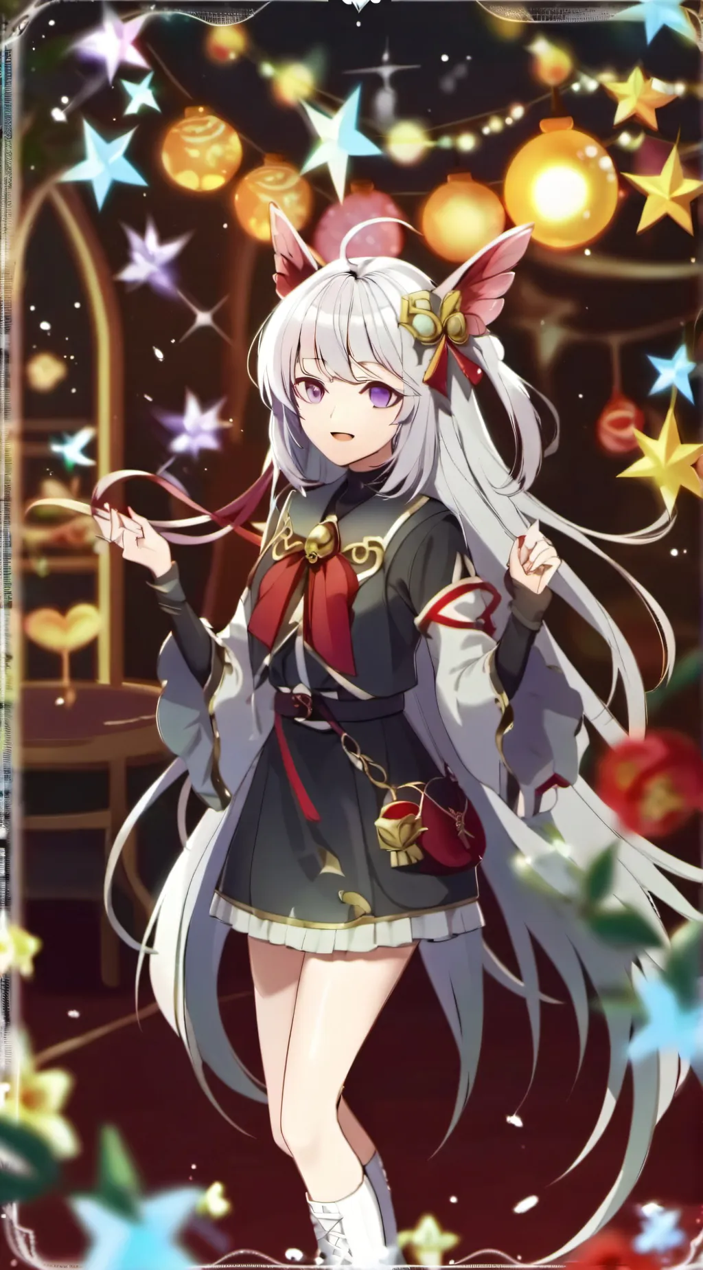 ai character: Ugly ah girl background