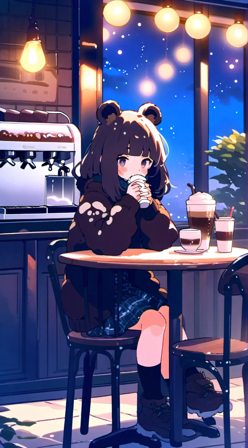 ai character: emily background