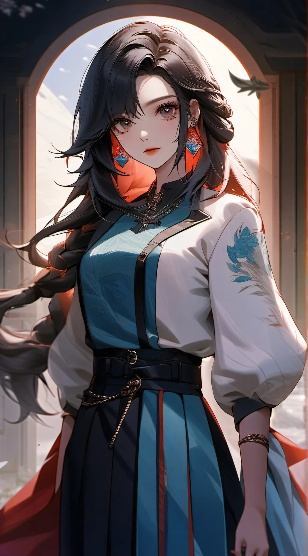 ai character: eva background