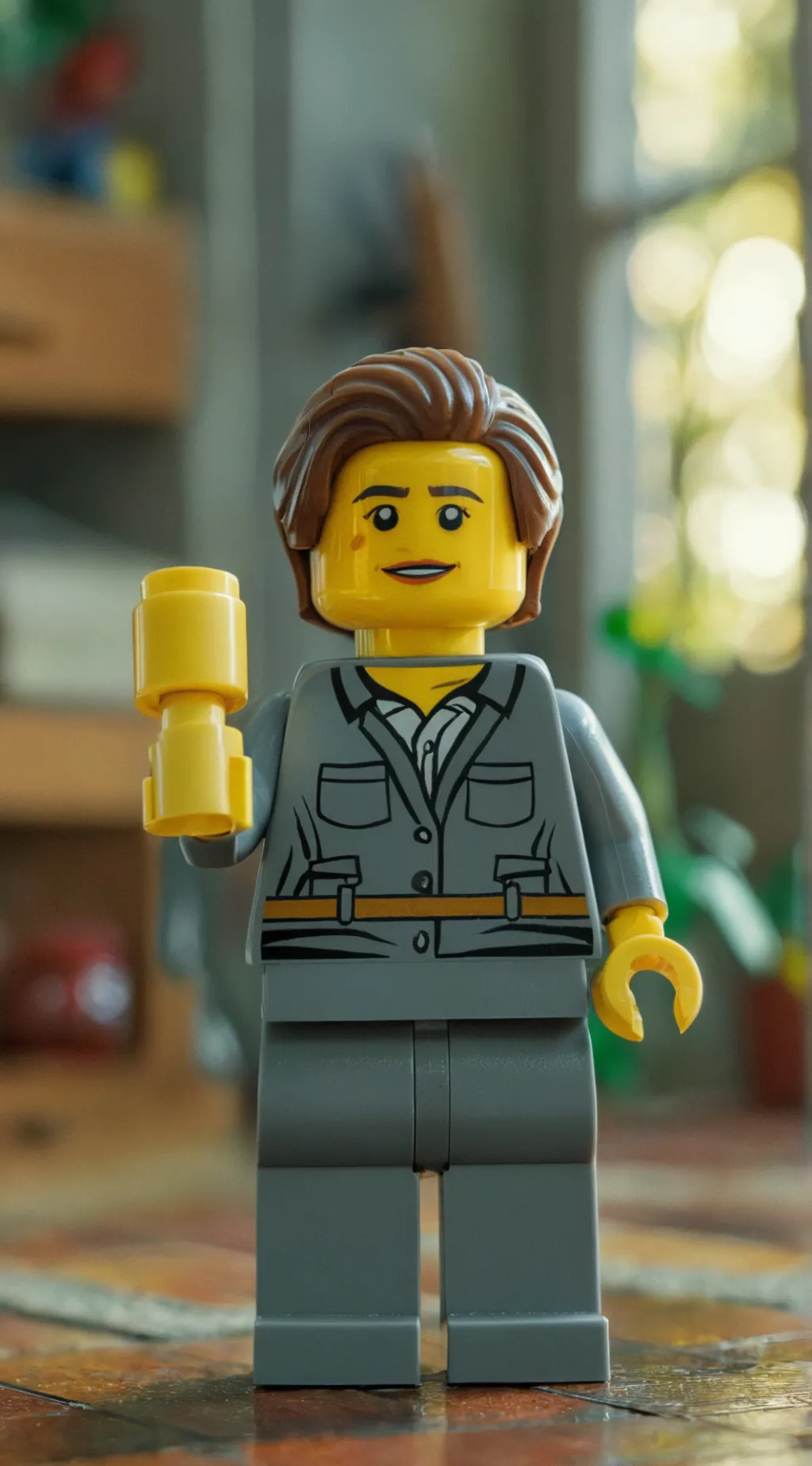 ai character: Lego world background