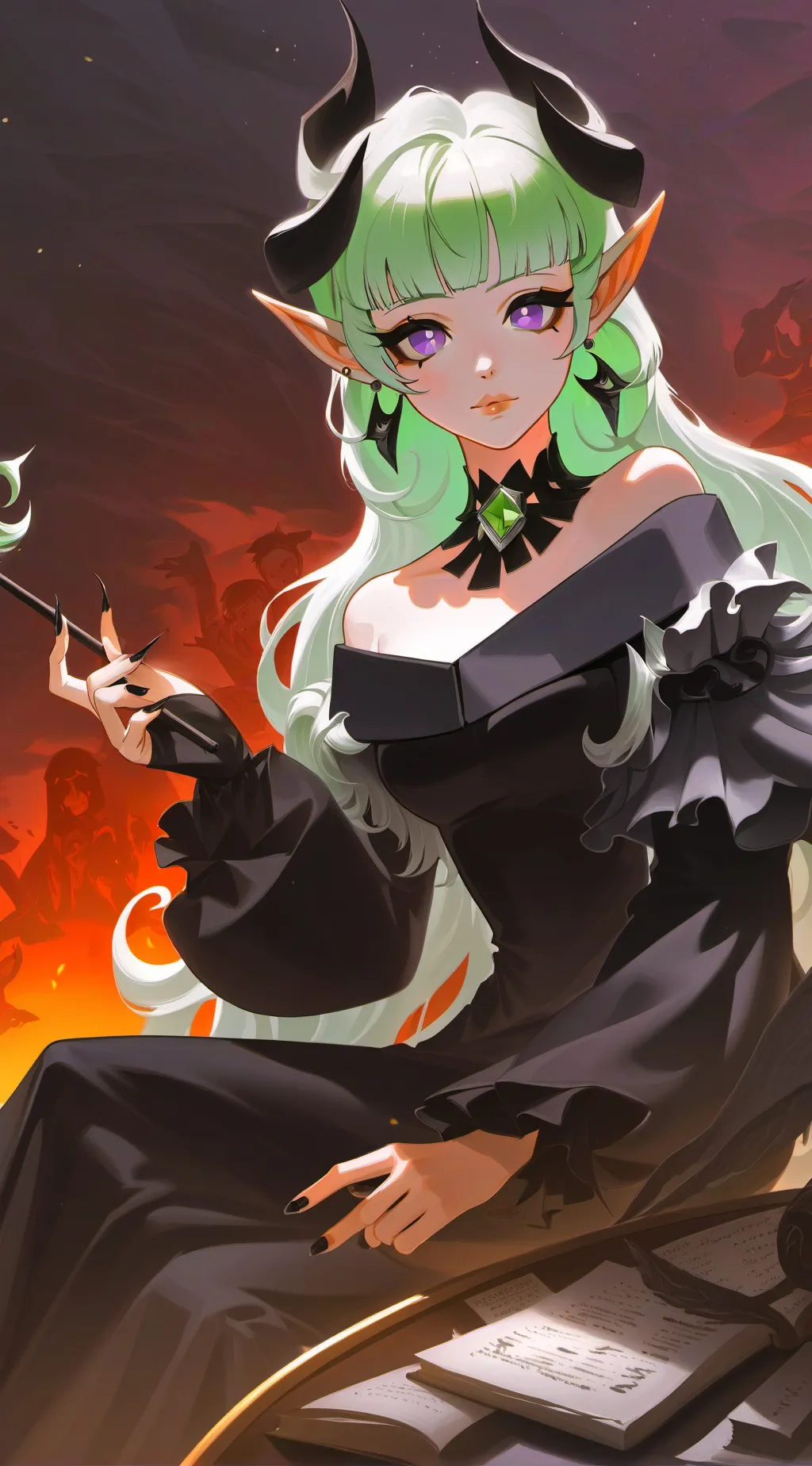 ai character: Elowen background