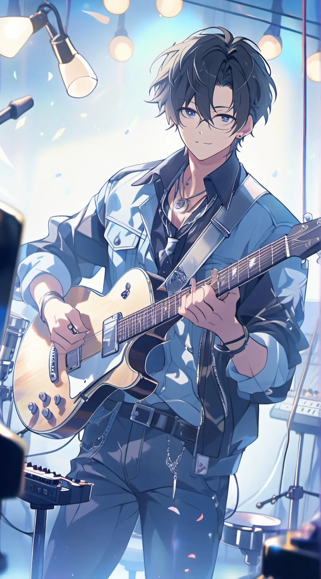 ai character: Aaron ♦︎ background