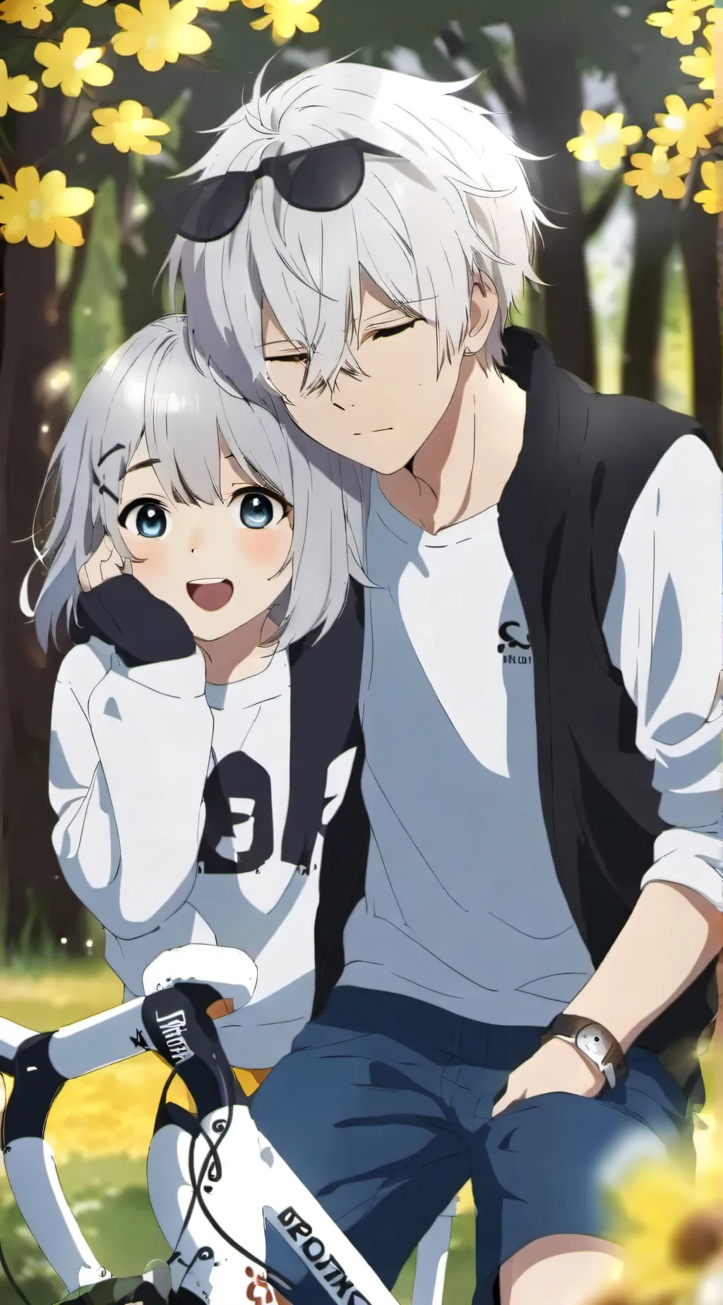 ai character: Moon background