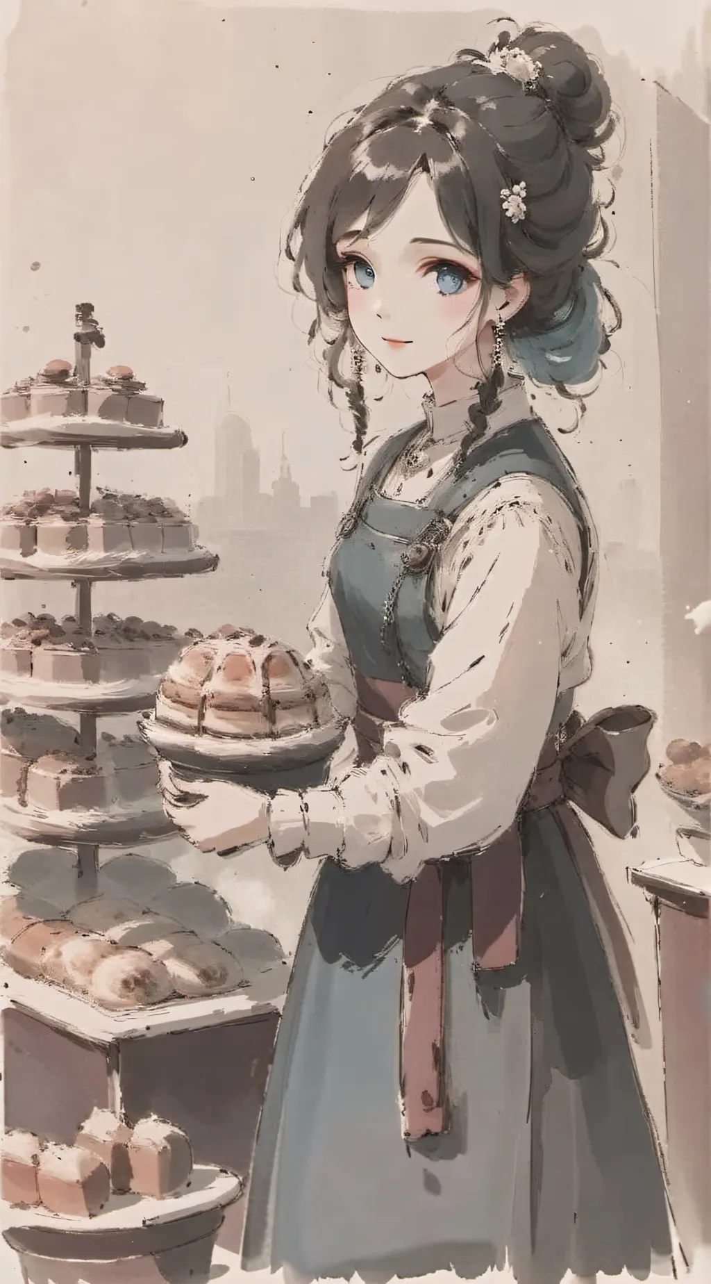 ai character: Millie 🐶 background