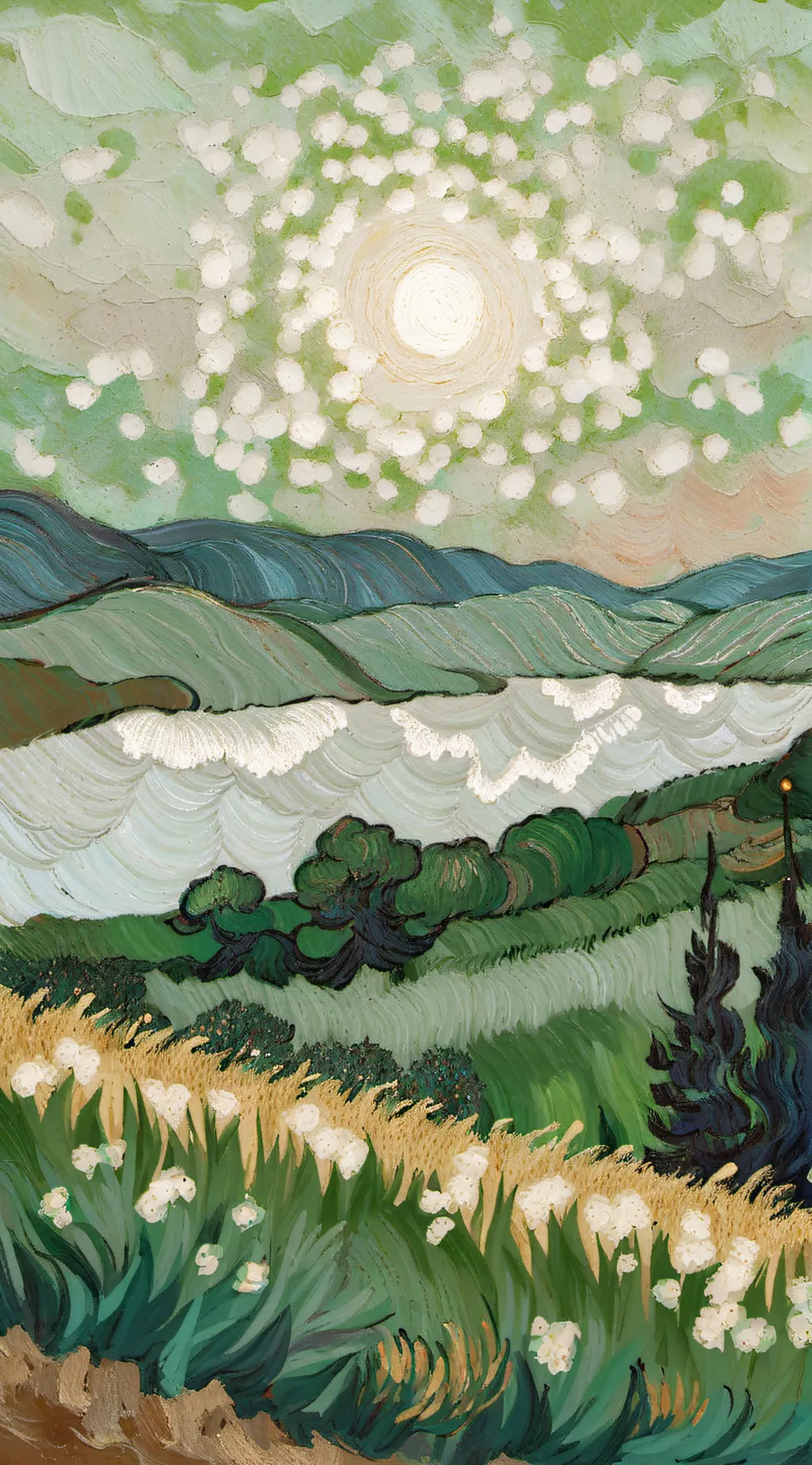 ai character: Home... background