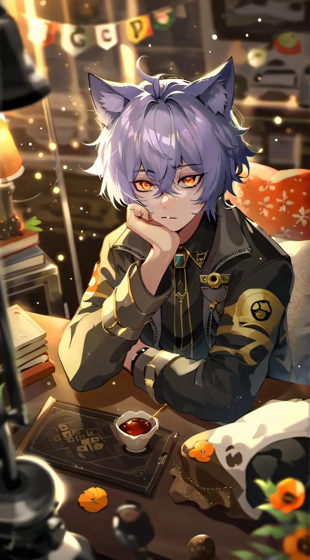 ai character: catnap like  background