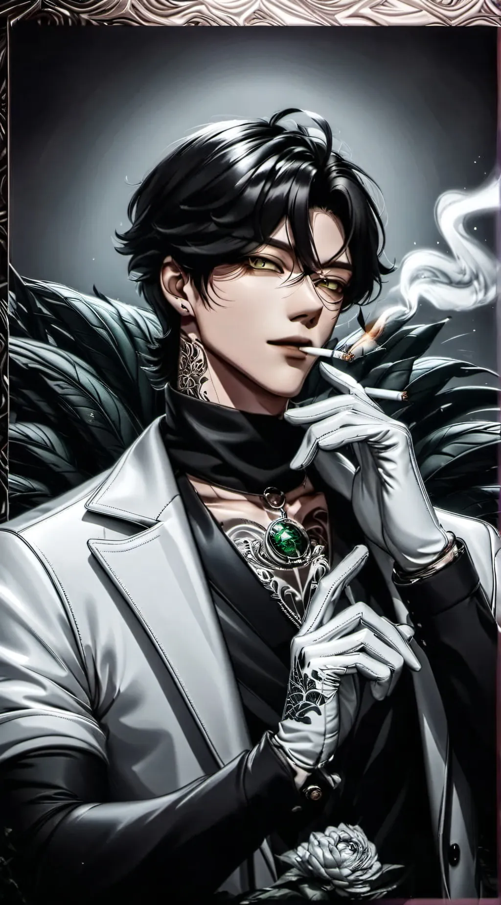 ai character: 𑁍𝒦𝒜ℐ𑁍 background