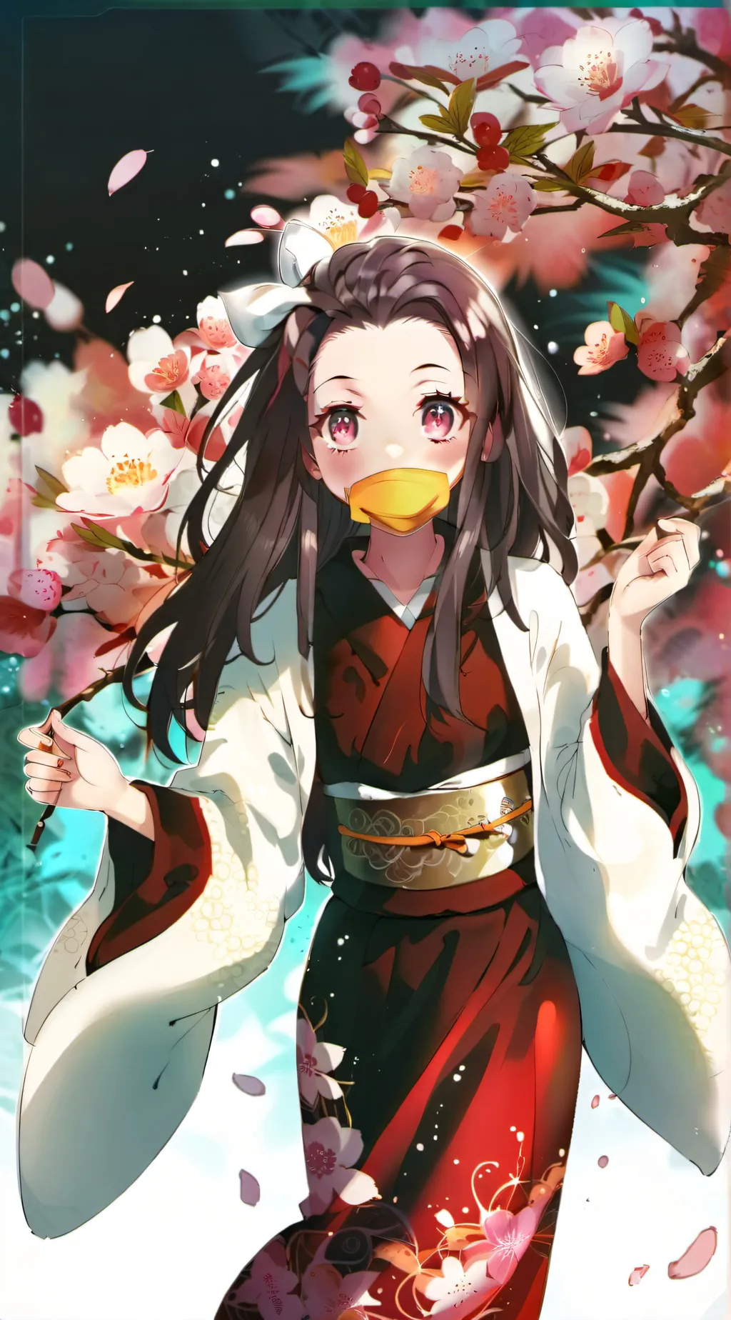 ai character: nezuko  background
