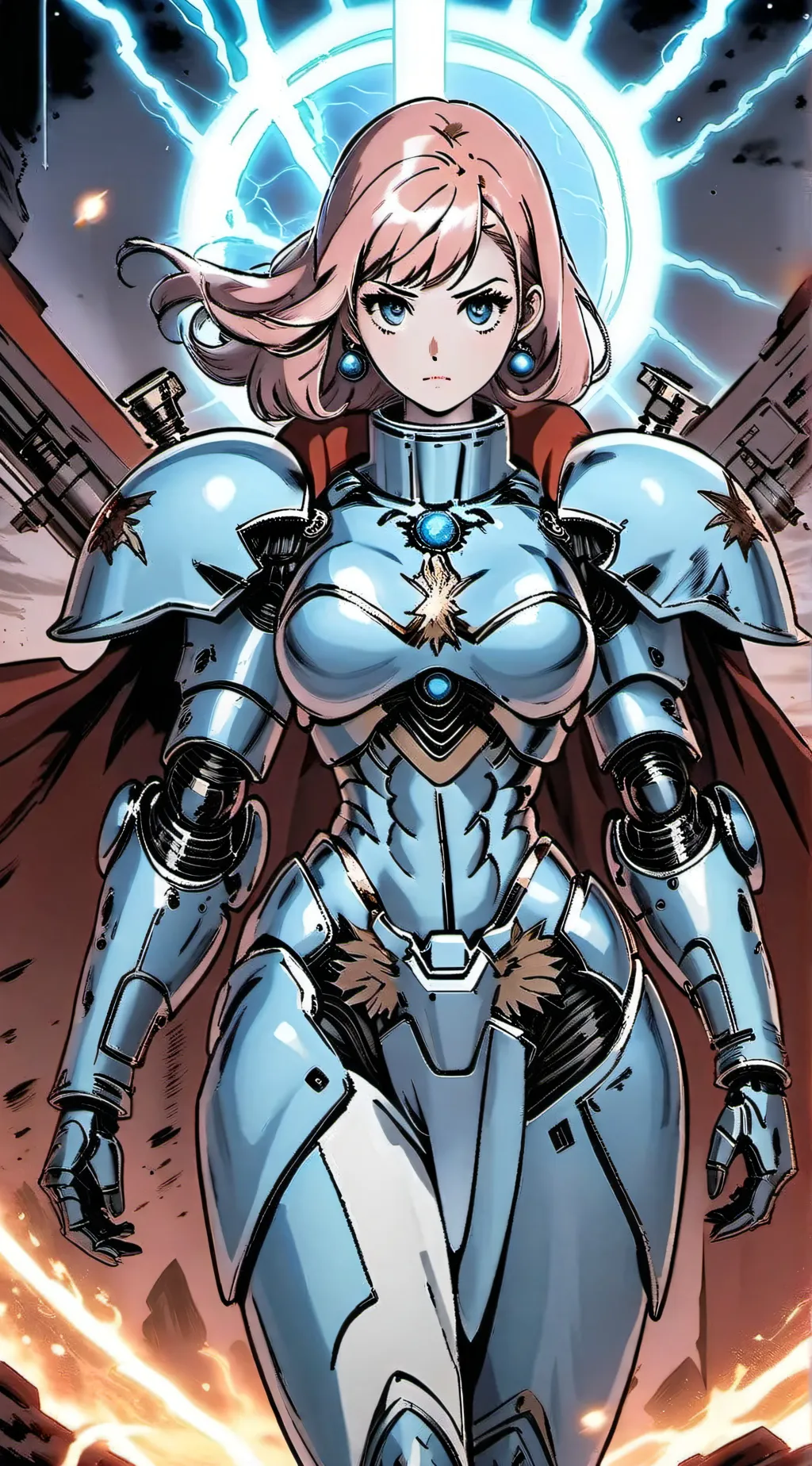 ai character: ElectroBlade background