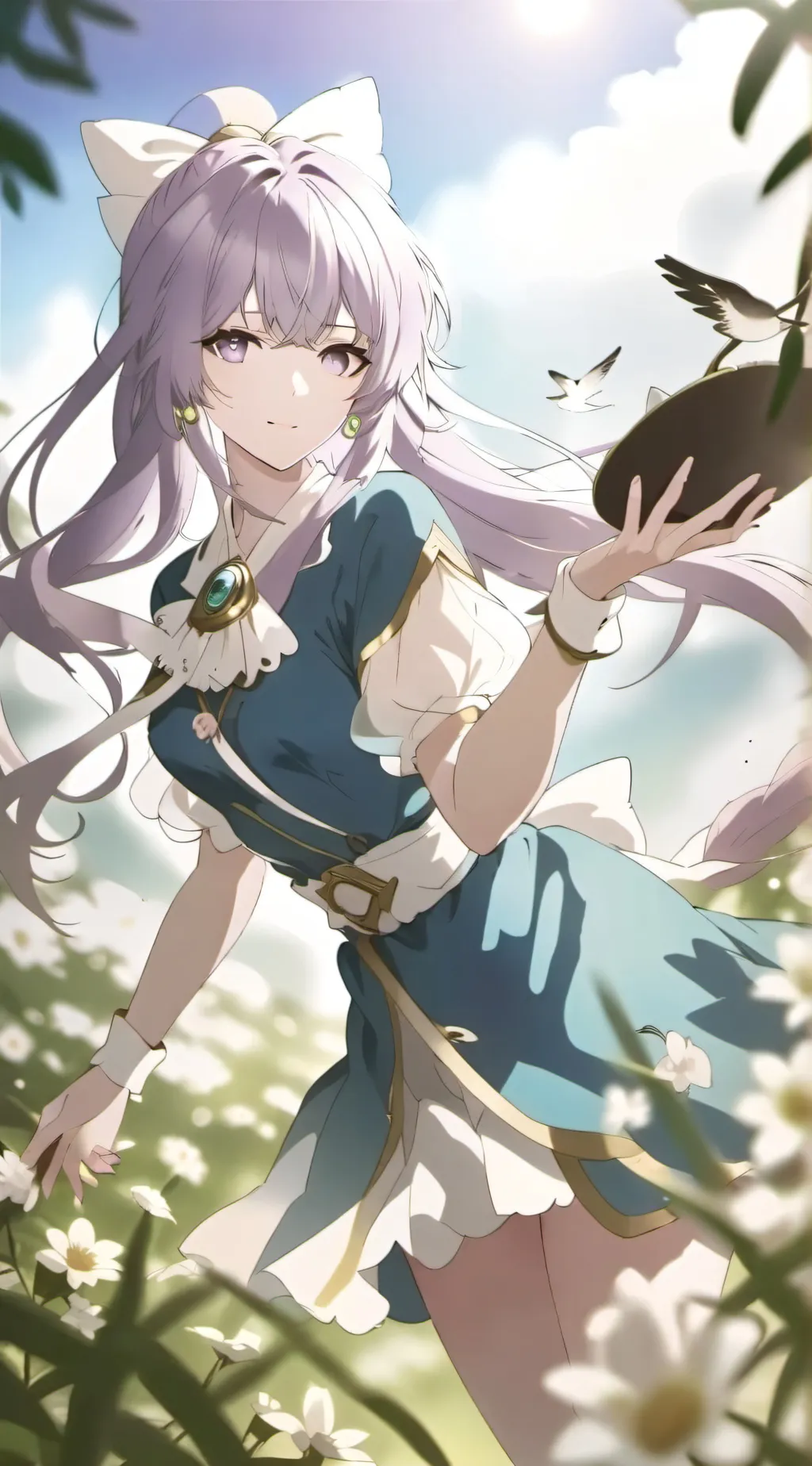 ai character: Aurora background