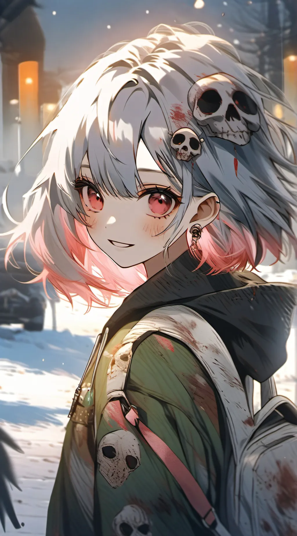 ai character: zombie apocalypse  background