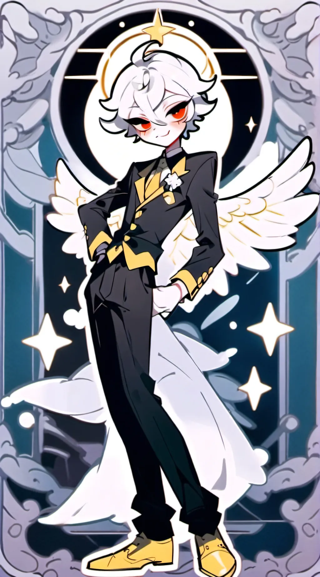 ai character: angel dust  background