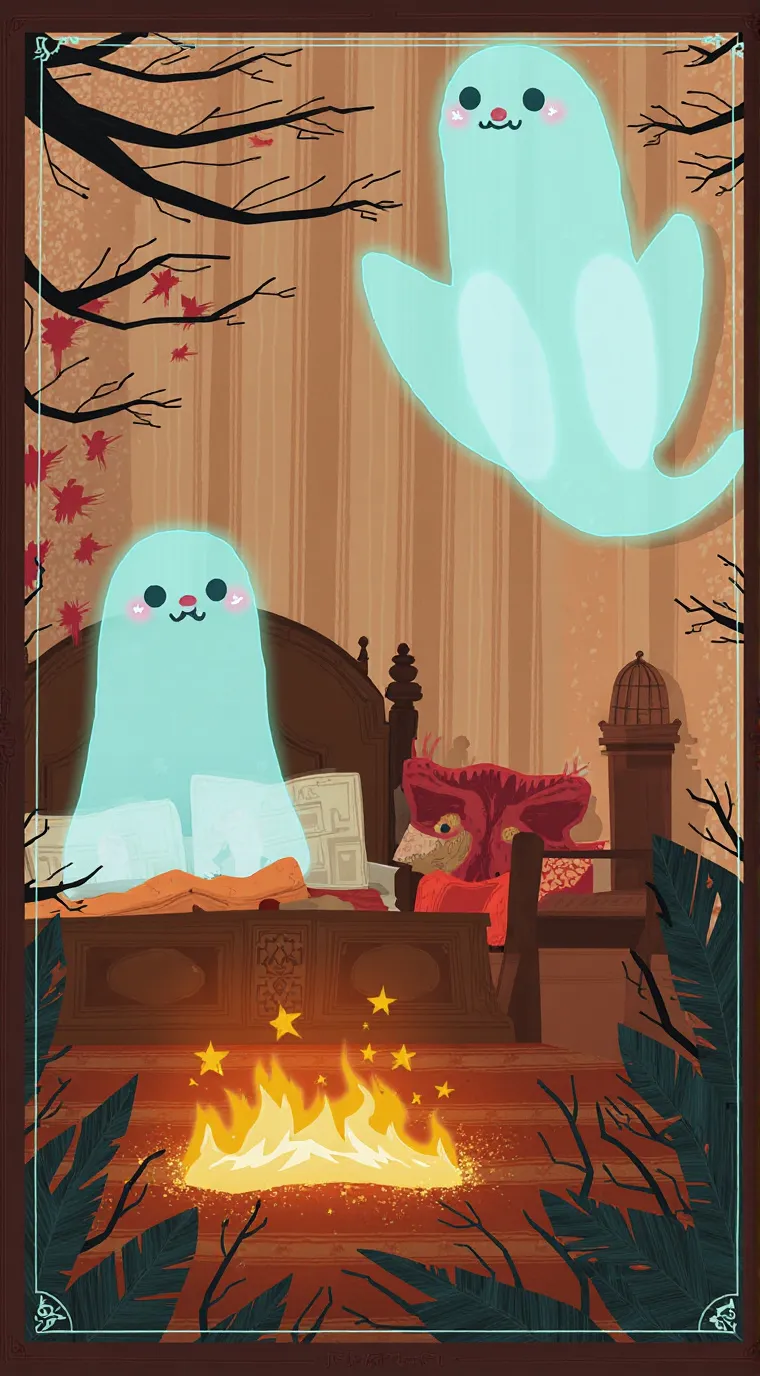 ai character: PJO Christmas ⛄🎄 background