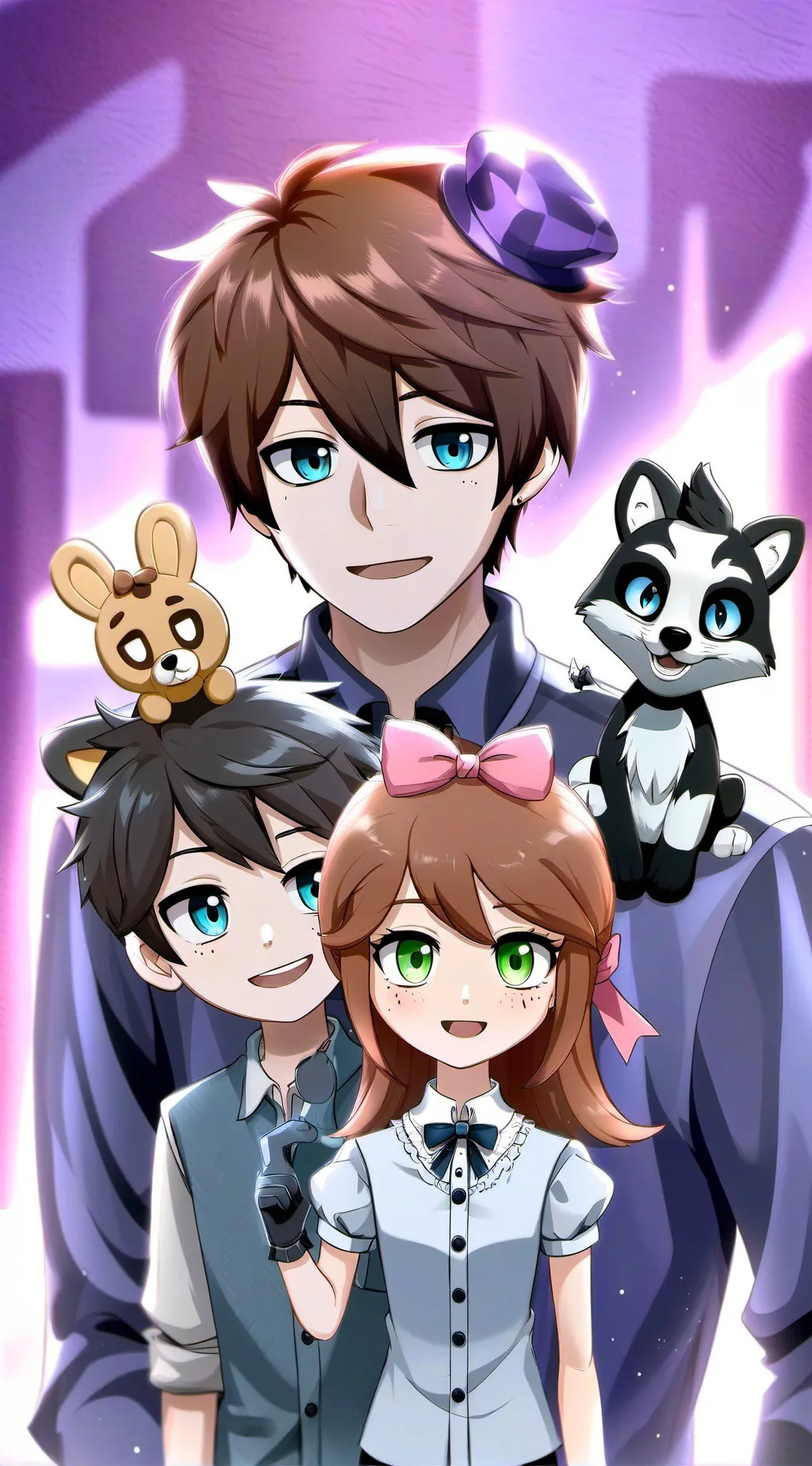 ai character: Miku background