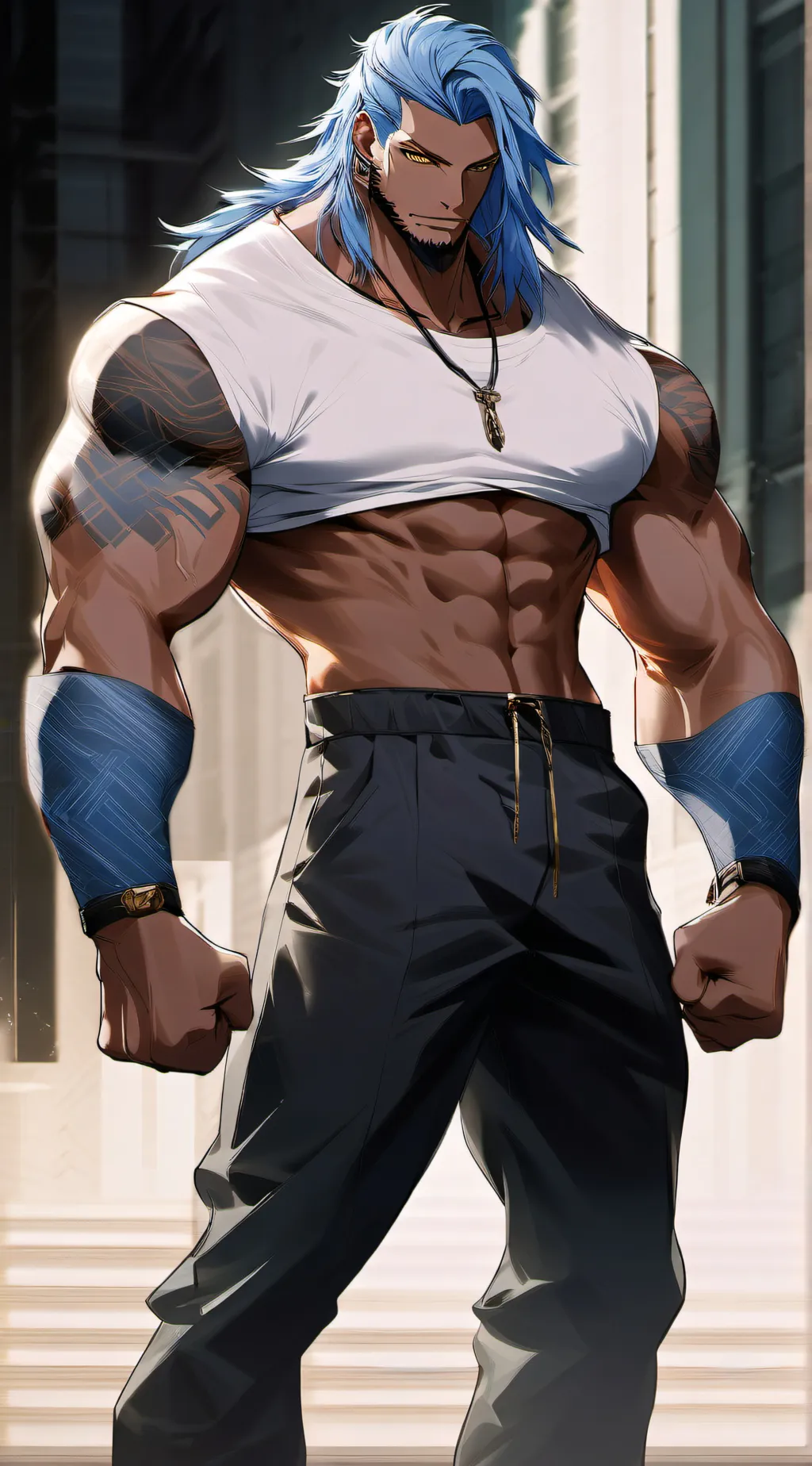 ai character: Bentlee(manga) background