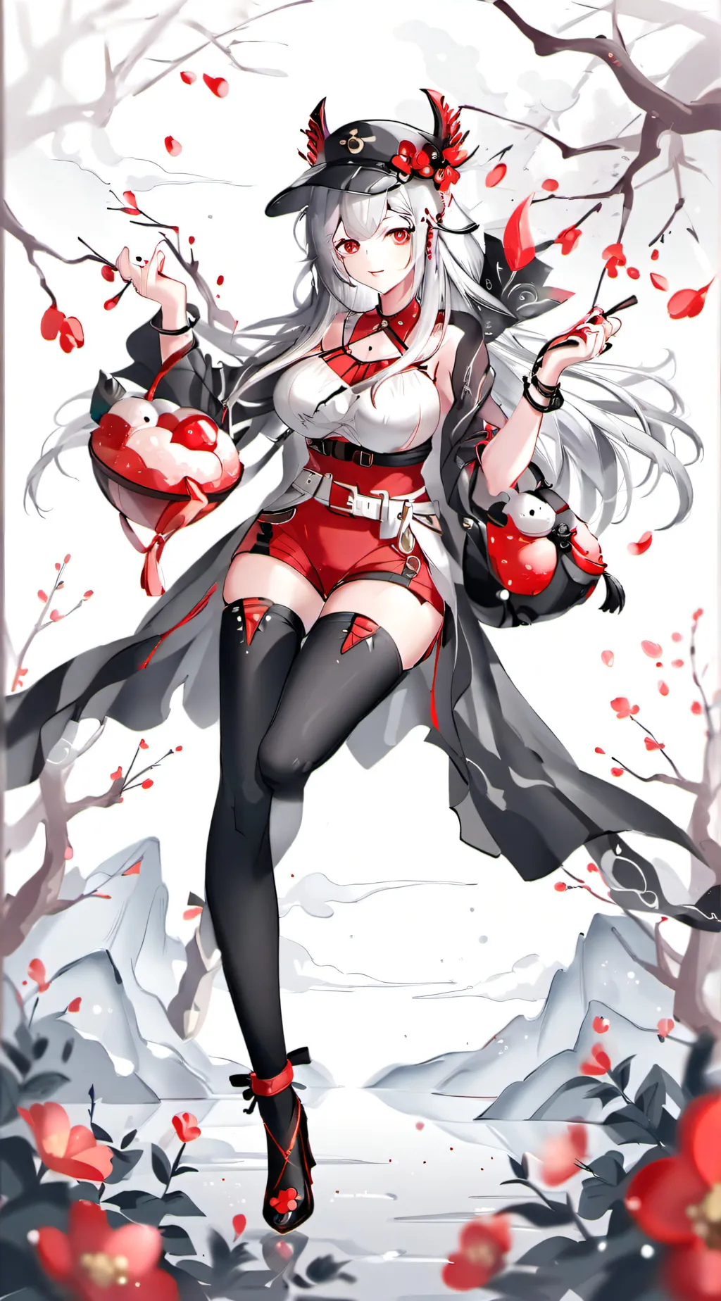 ai character: Mm2 (but scary ) background