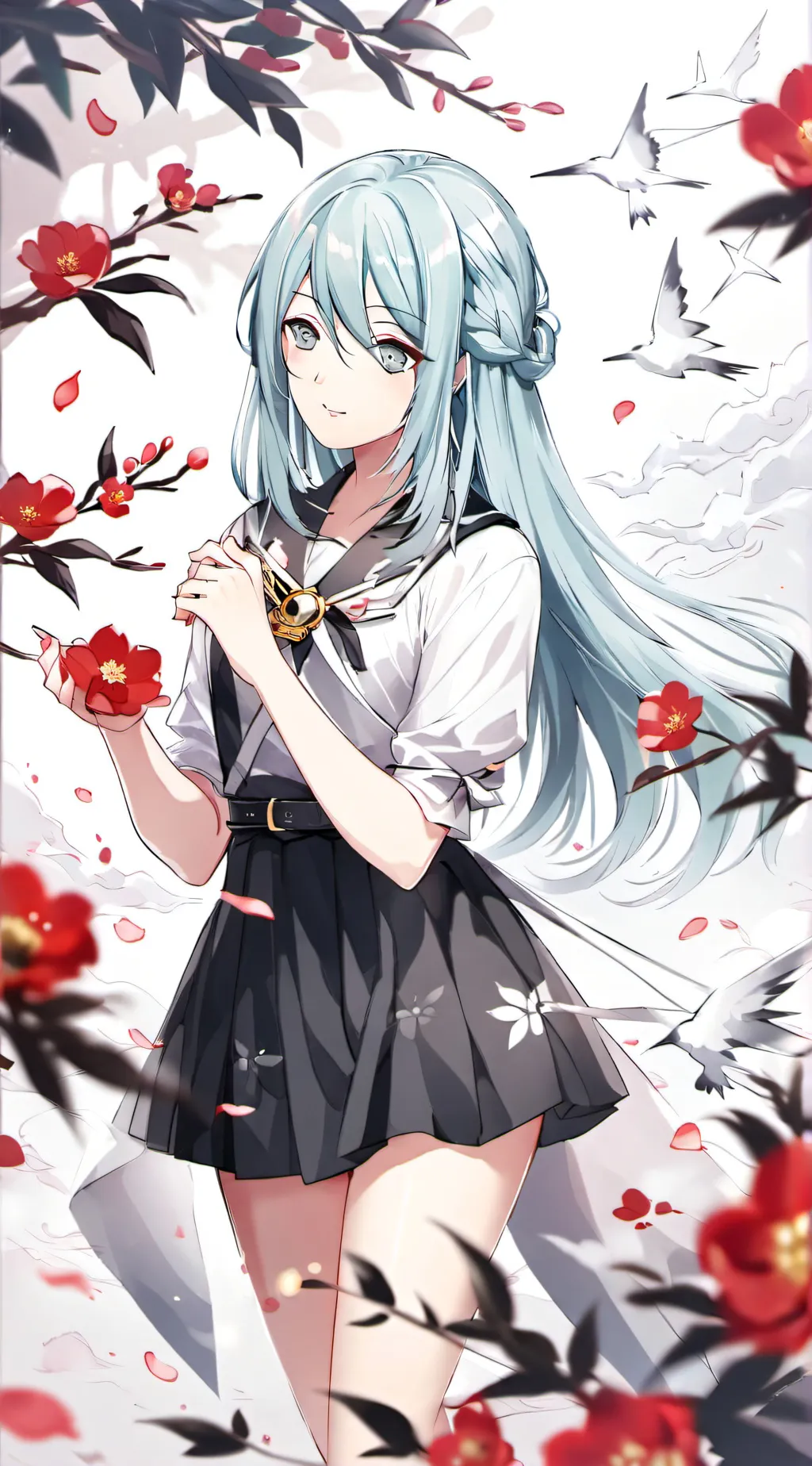 ai character: Shizuku  background