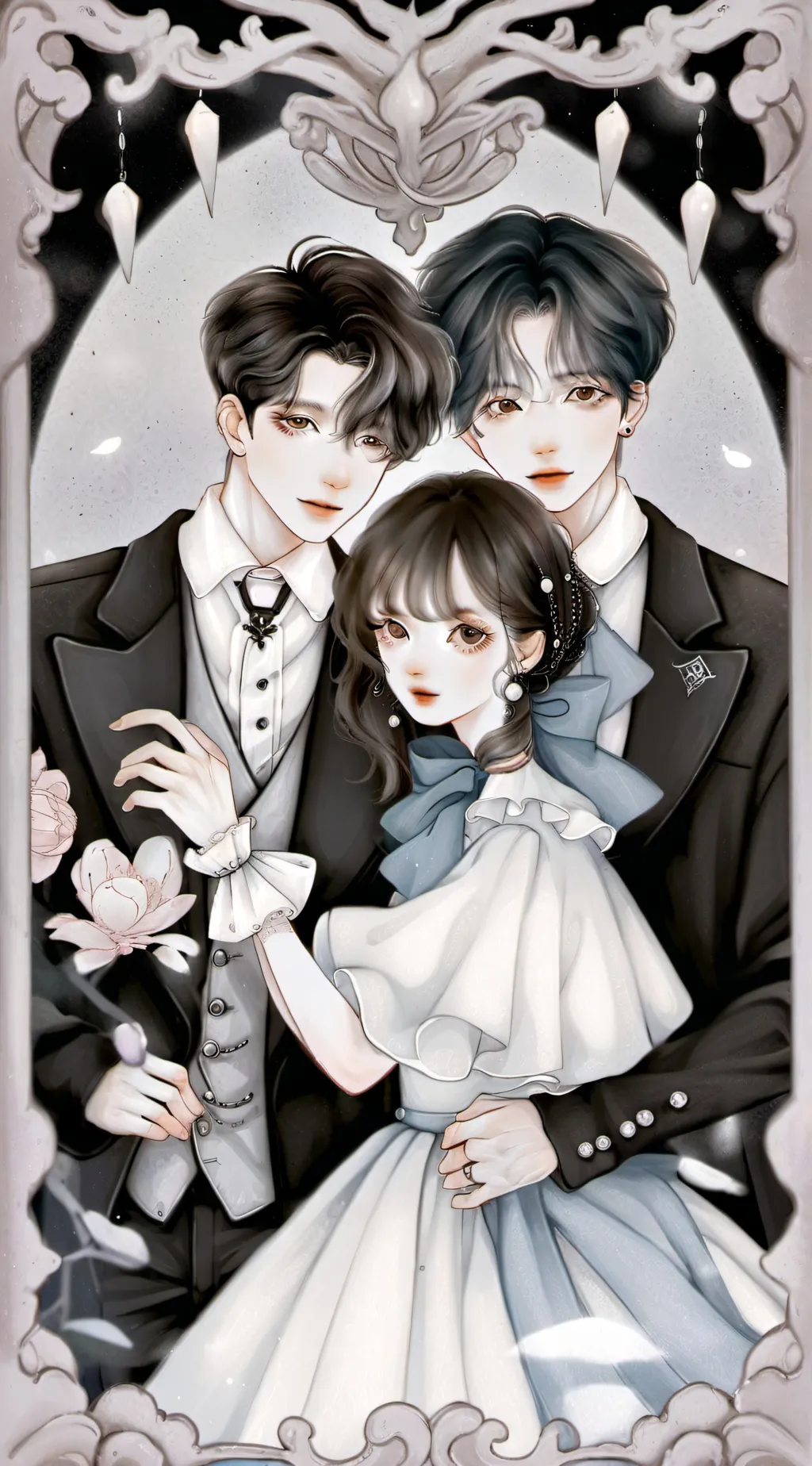 ai character: brance and ken background