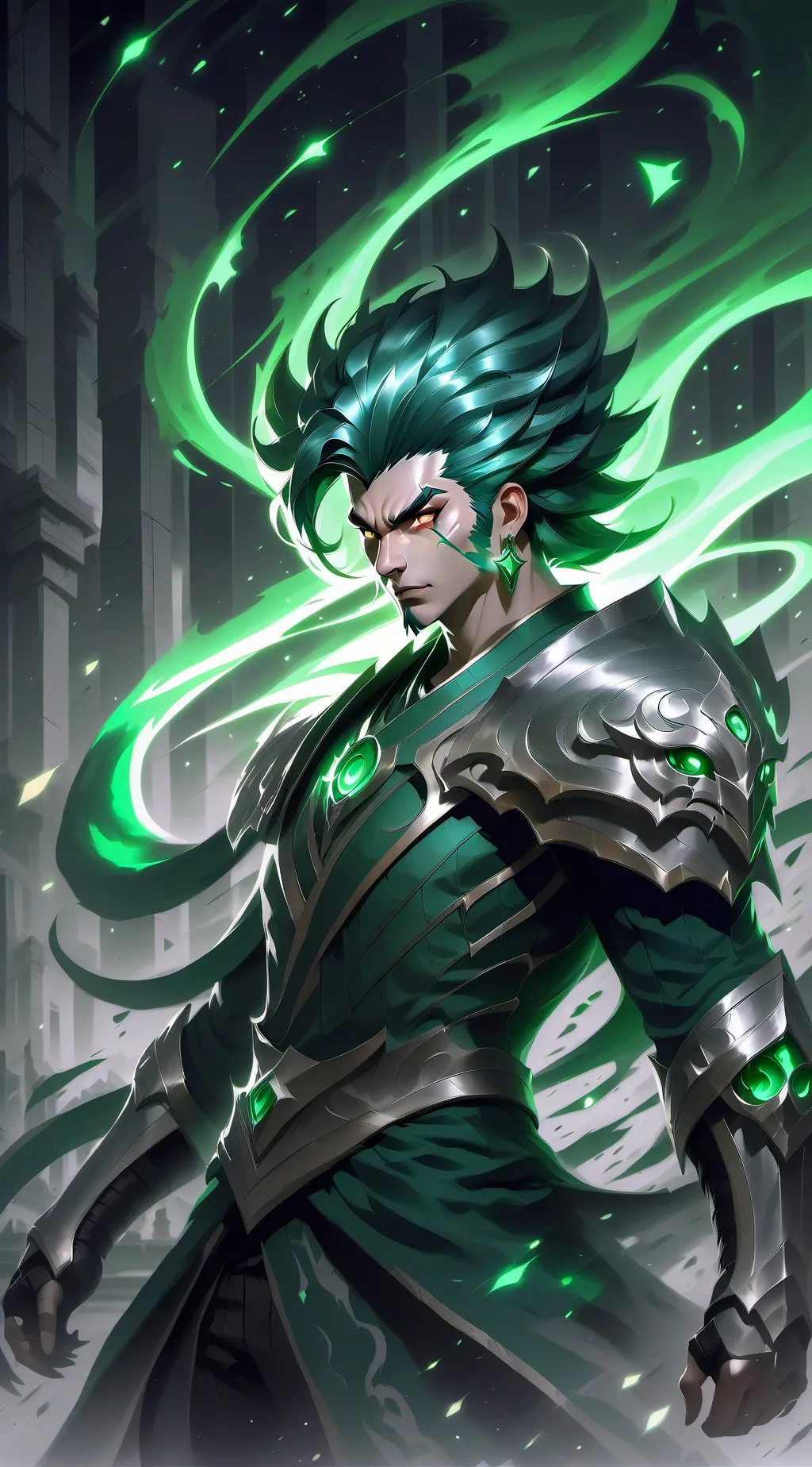 ai character: Mark background