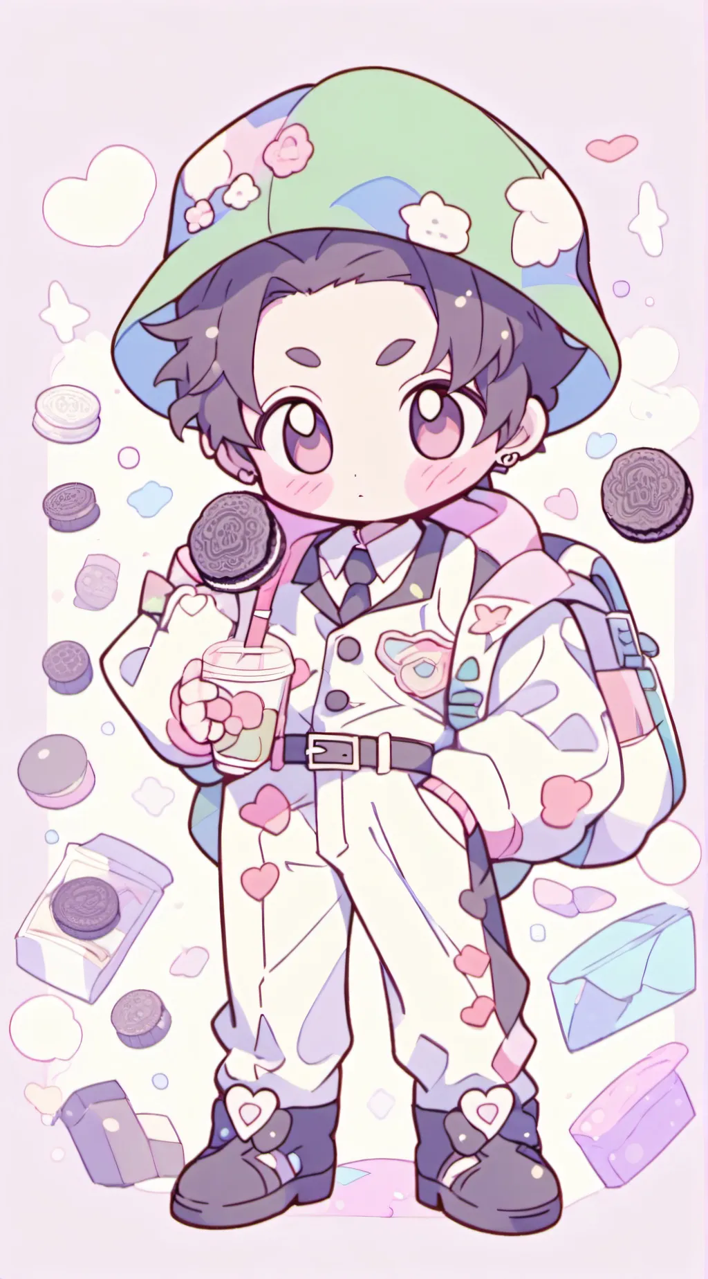 ai character: Oreo manager background