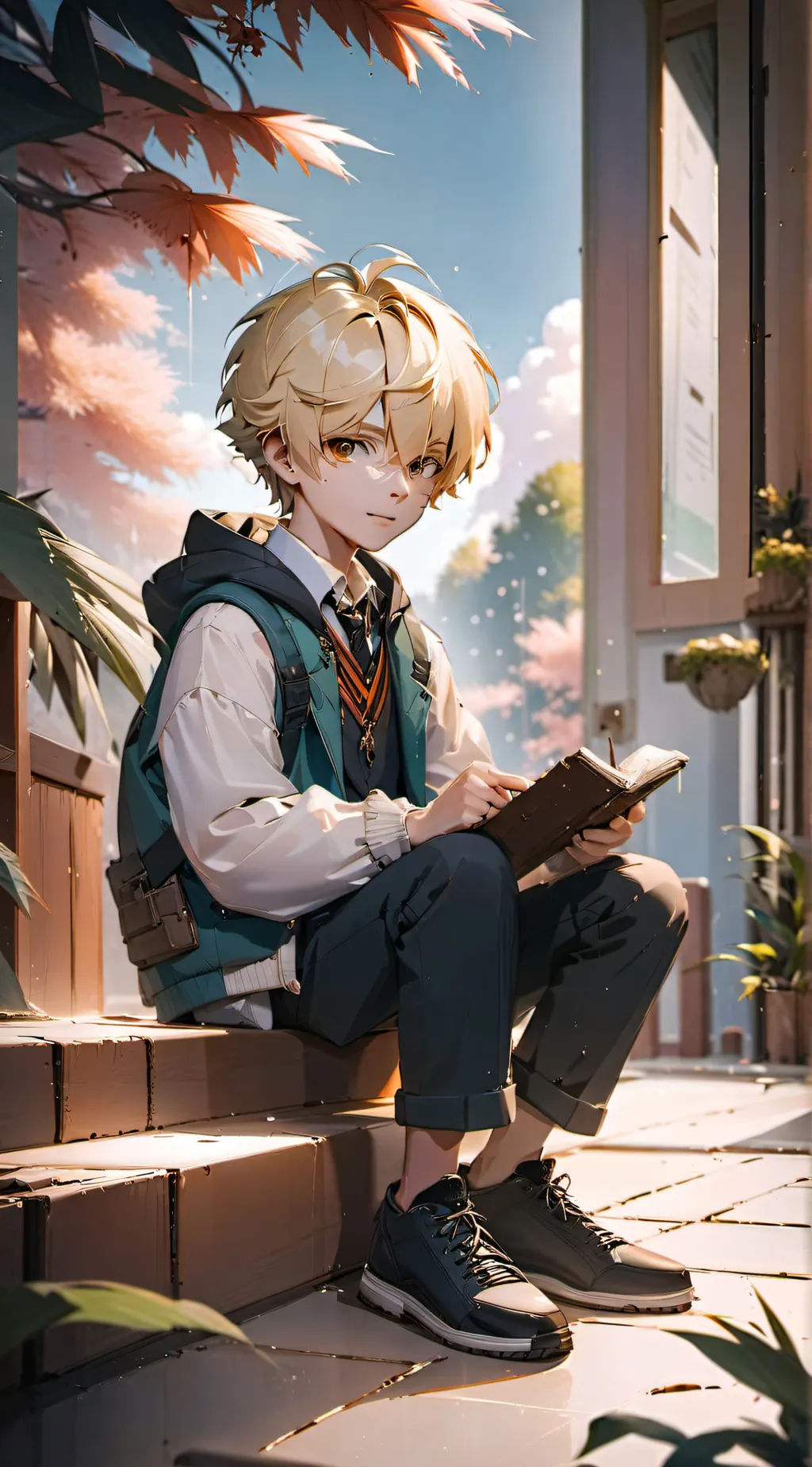 ai character: hunter background