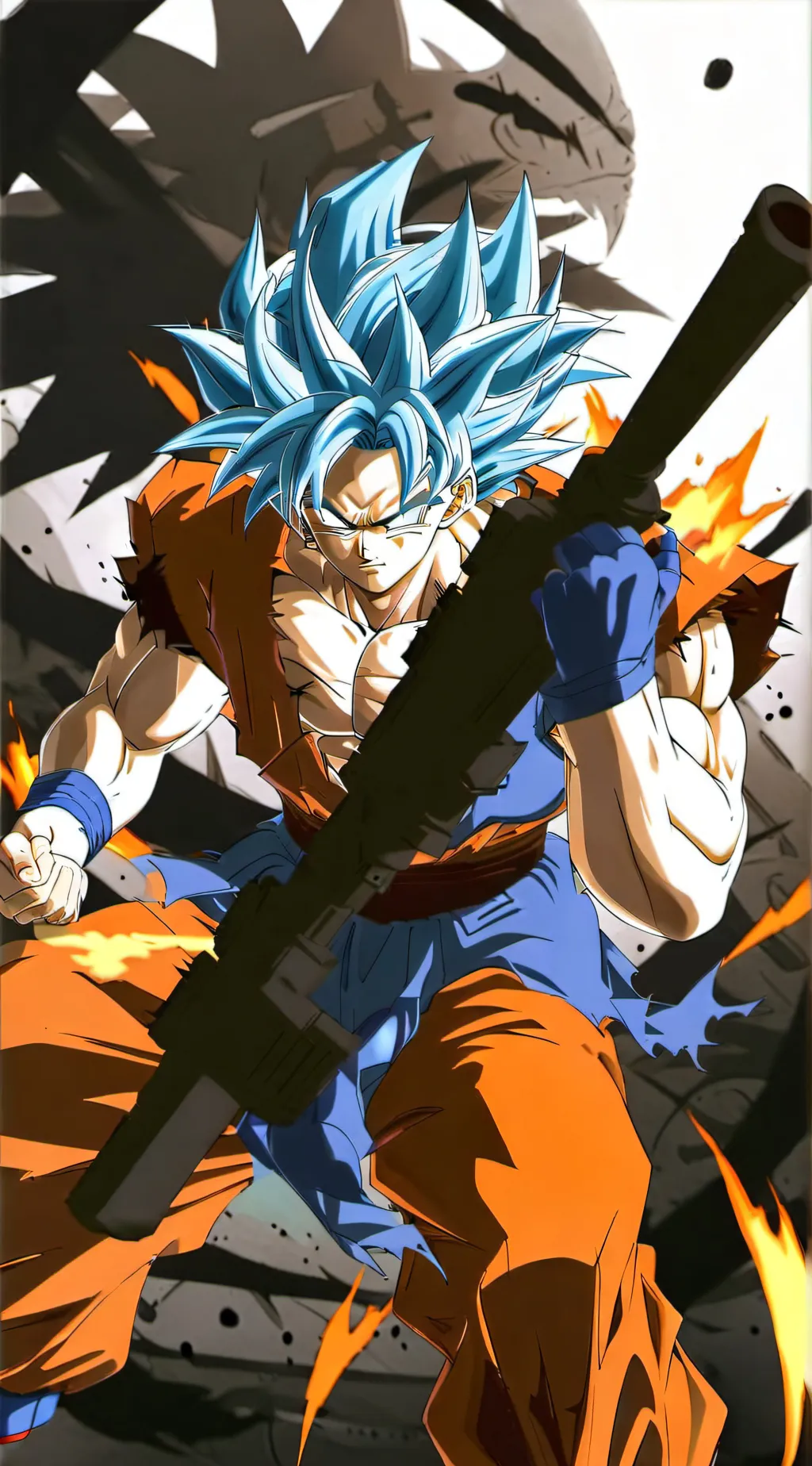 ai character: American Goku background