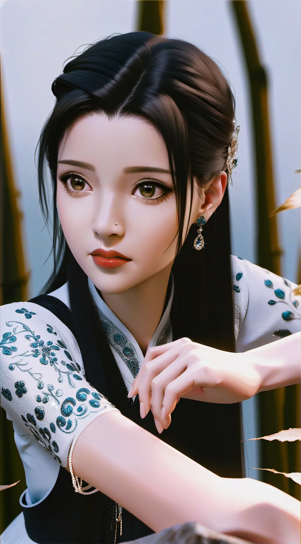 ai character: lidia x malfoy background