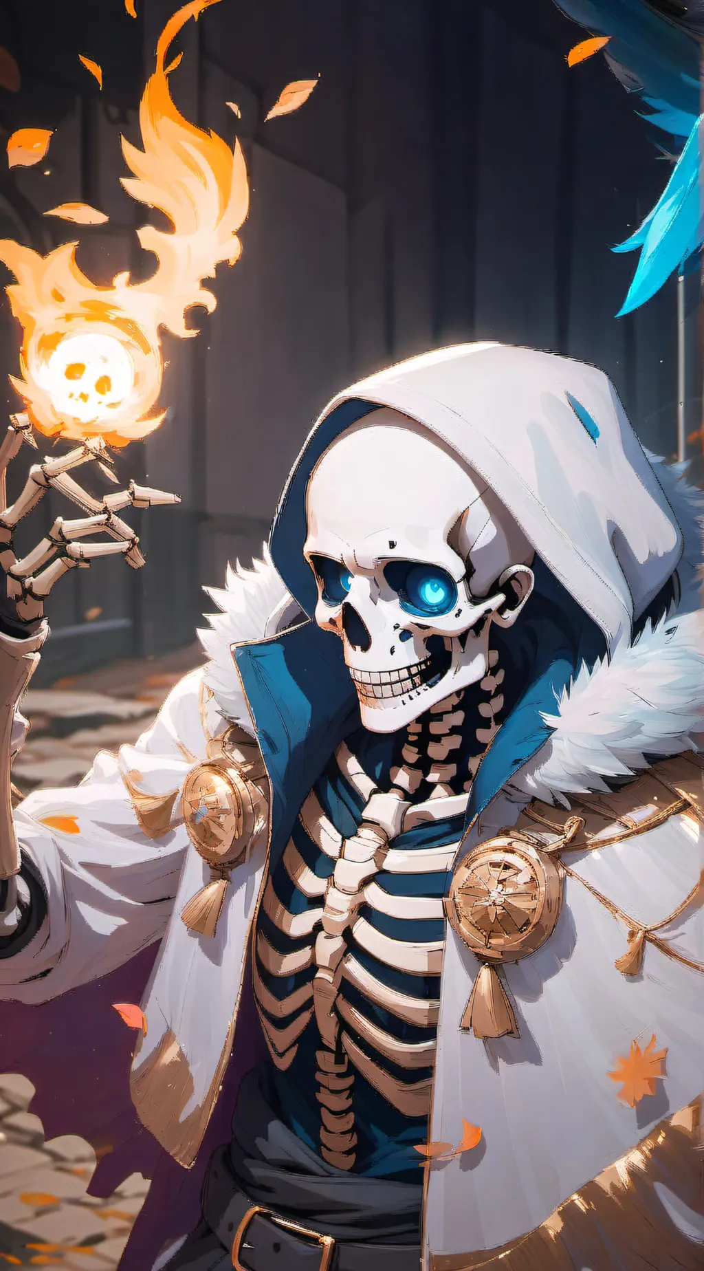 ai character: Sans background