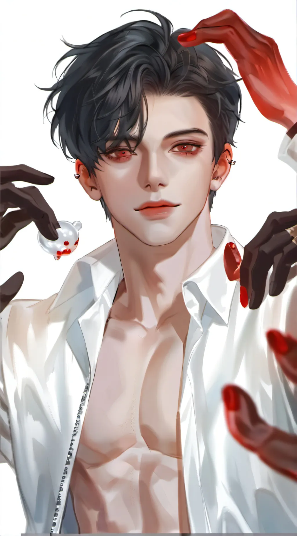 ai character: Vector background