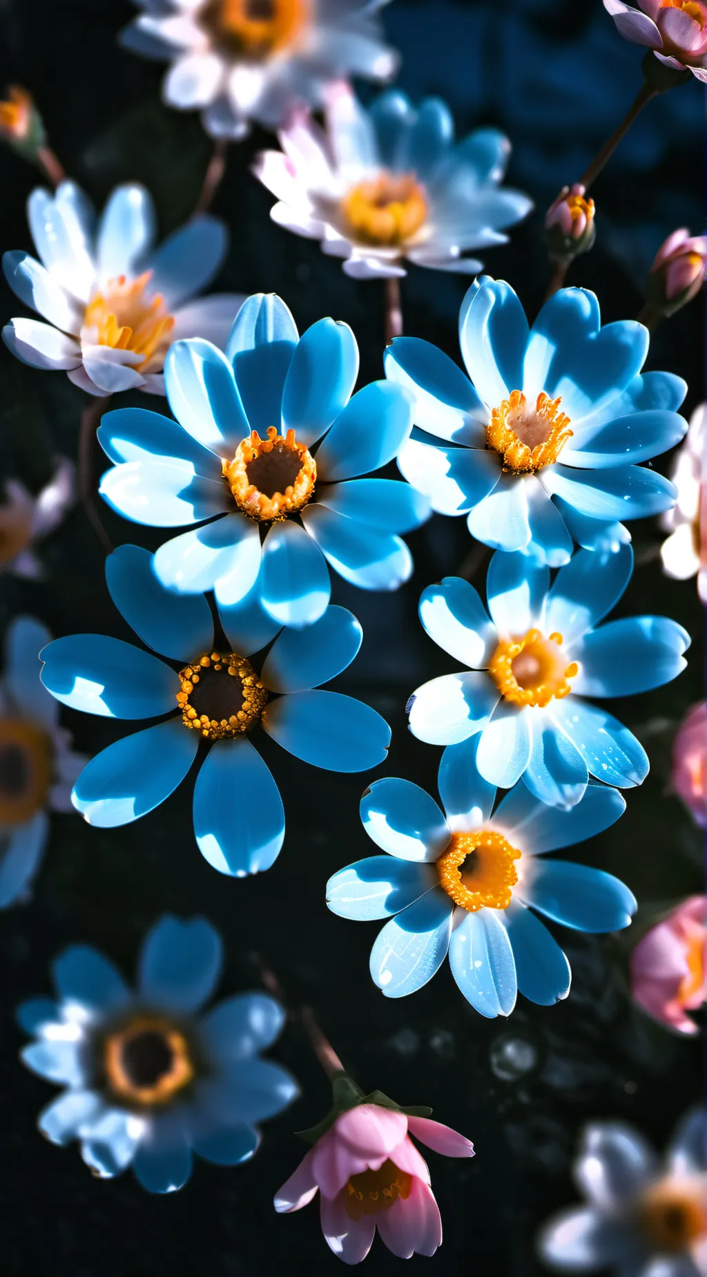 ai character: make it say flower background