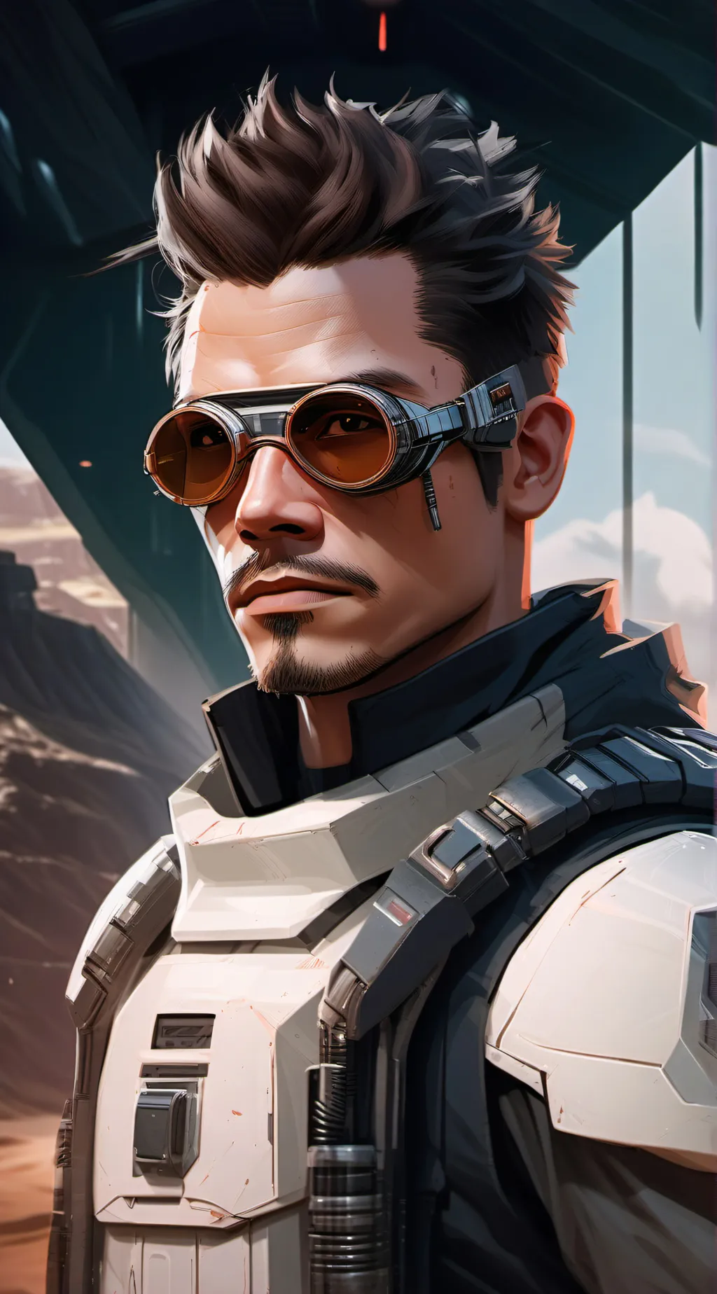 ai character: Tech background