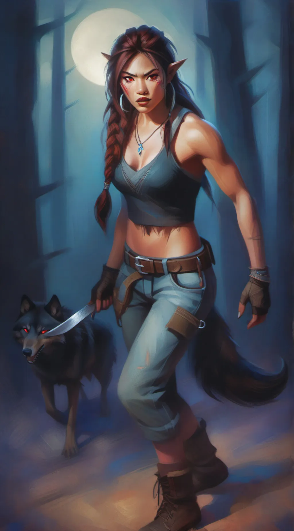 ai character: Teirra background